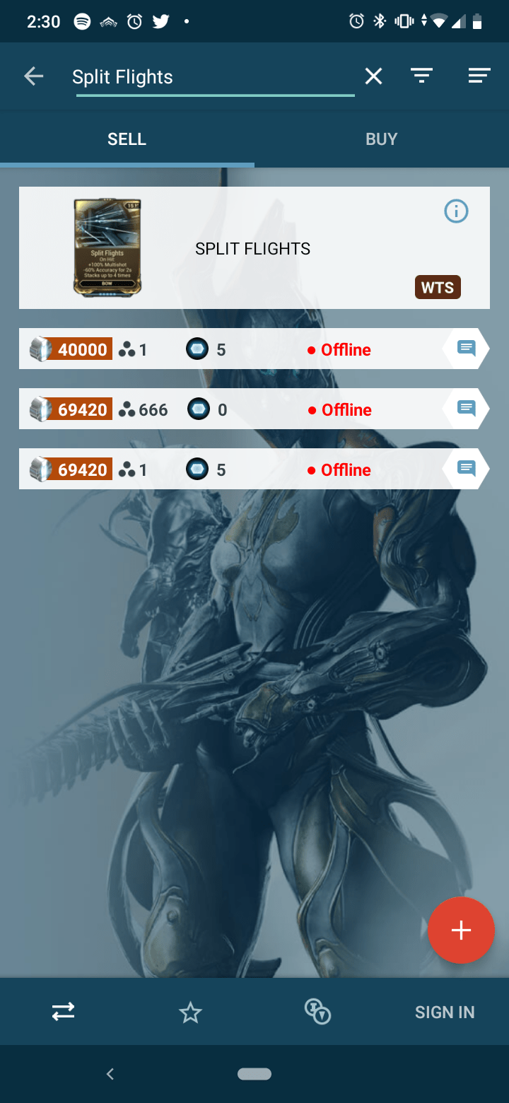 Is split flights the new "primed chamber" r/Warframe