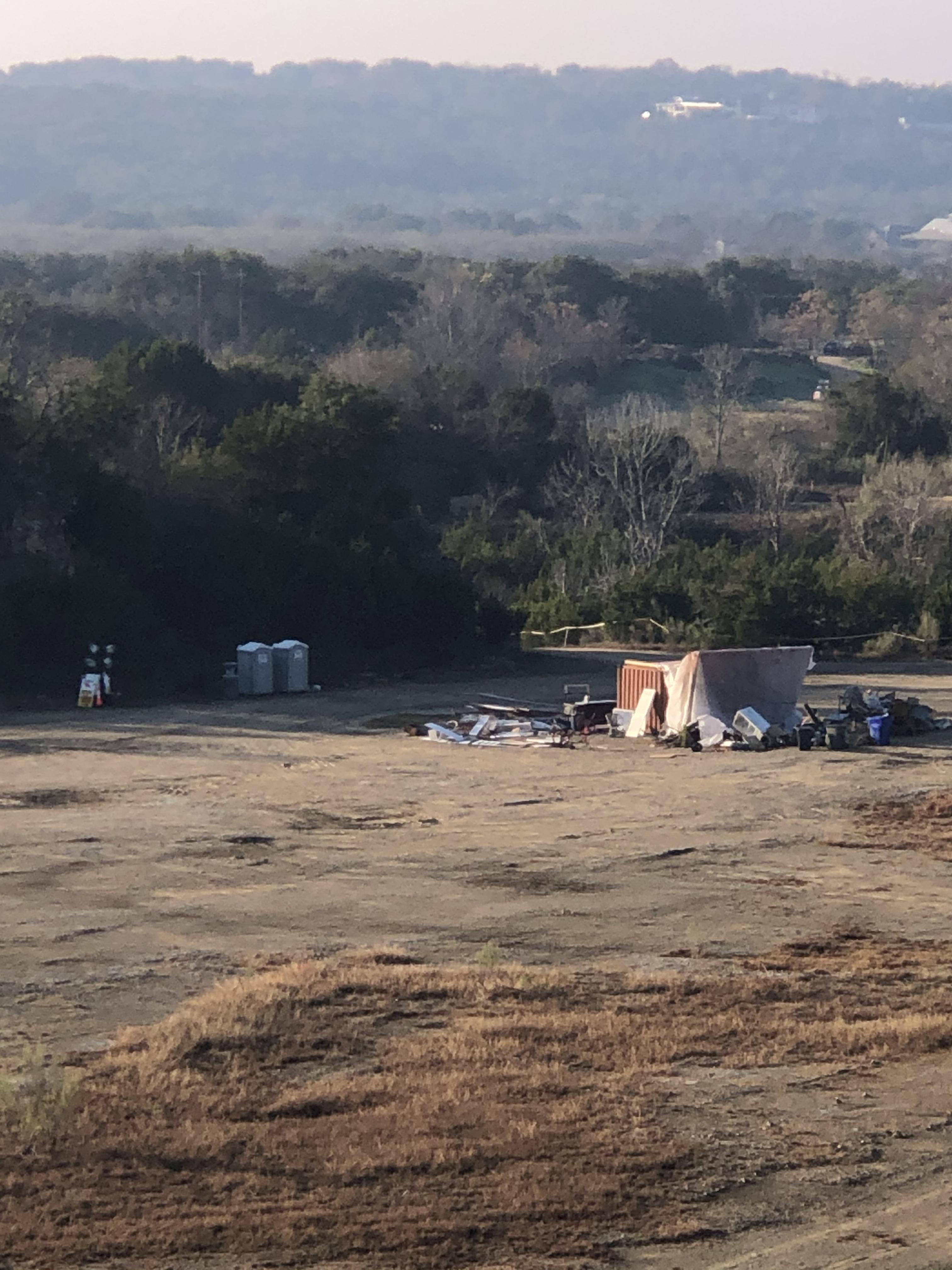 Saw this next to my moms house in San Marcos Texas. Off Lime Kiln Rd in