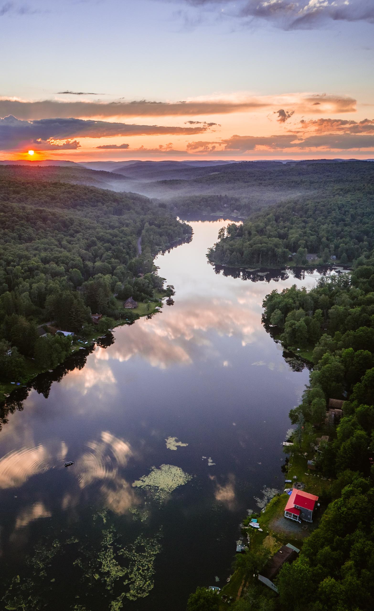 Sunset over Lake Muskoday r/pics