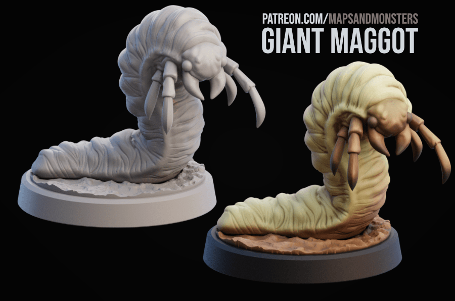 Free Giant Maggot _ I enjoy making free files for the community and