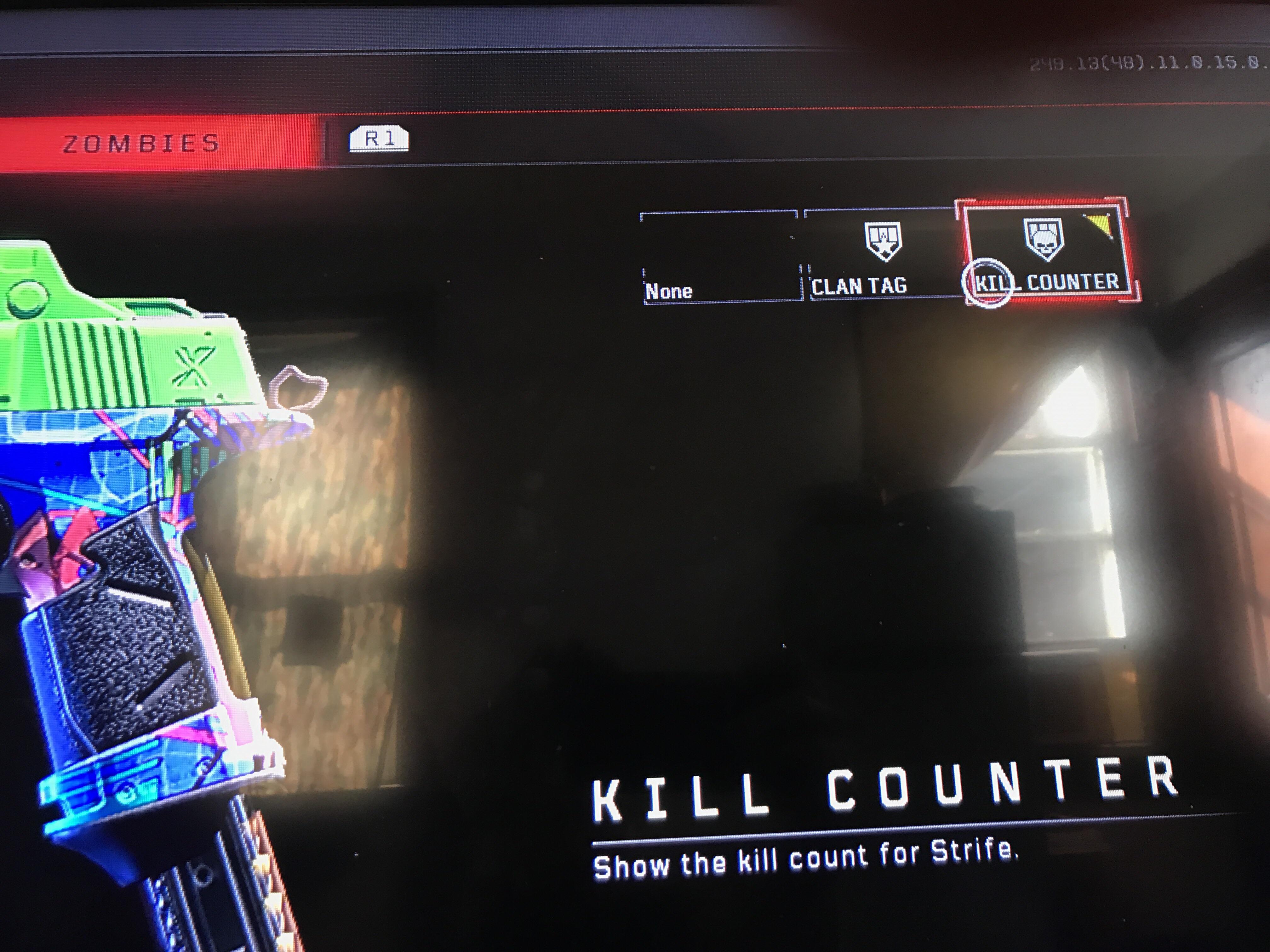 You can now put a kill counter on zombies guns r/CODZombies