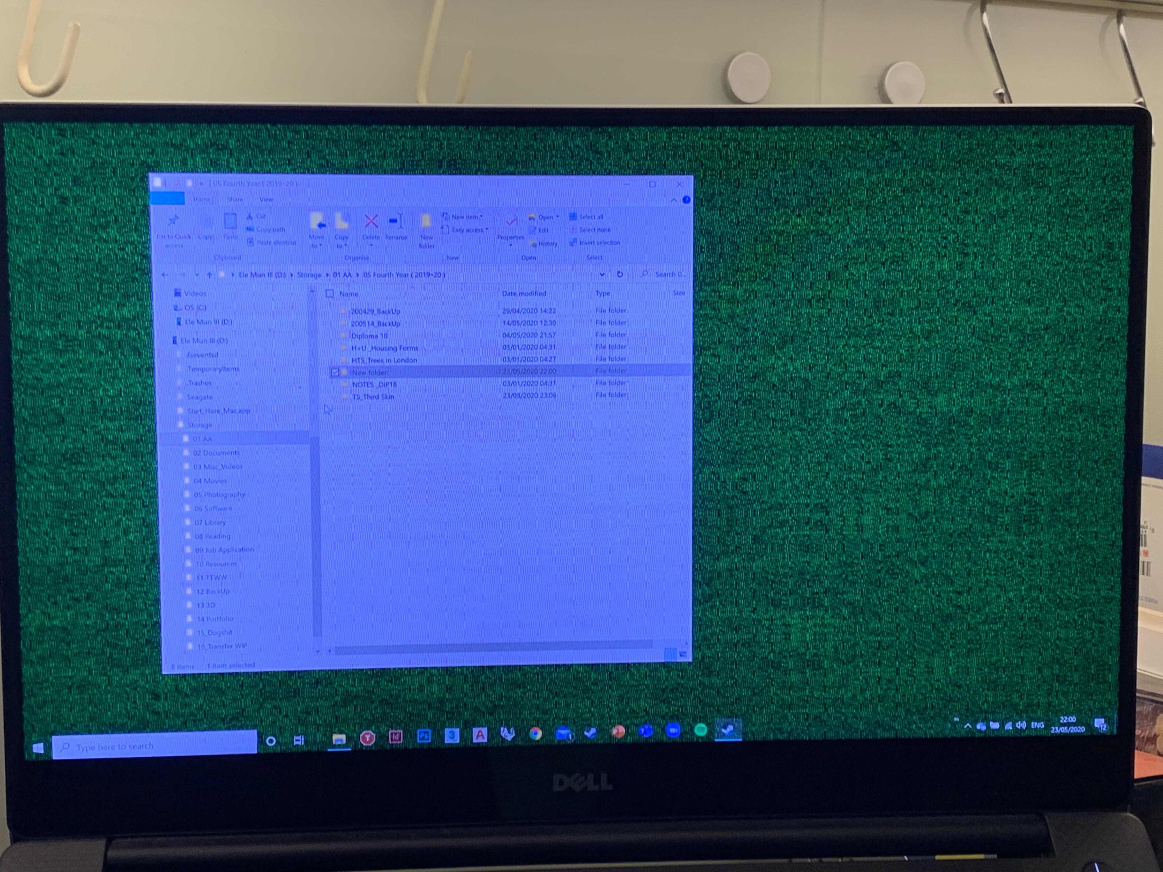 Green Flickering & Frozen Dell XPS 9560 r/Dell