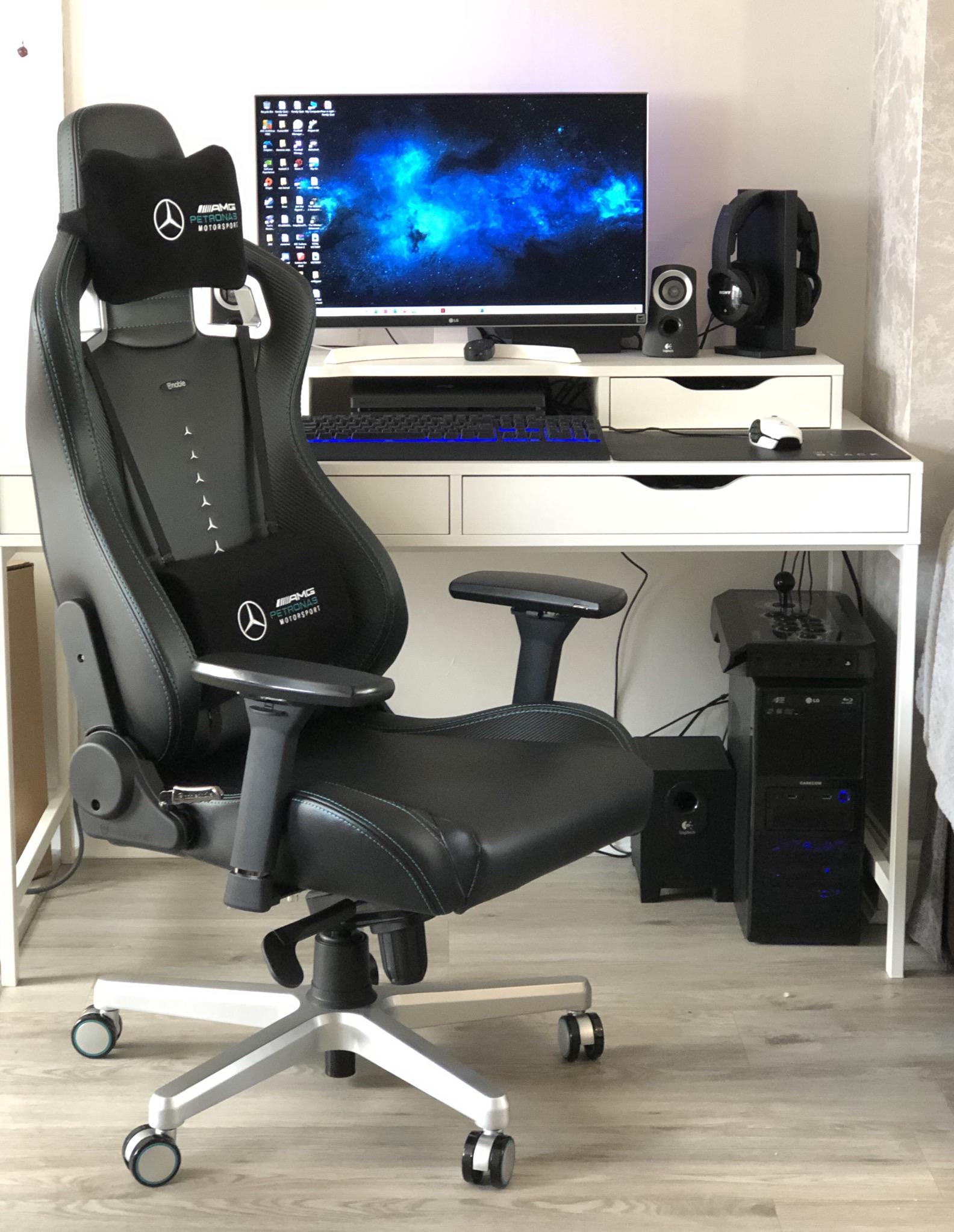 ITS HERE! noblechairs EPIC Gaming Chair MercedesAMG Petronas
