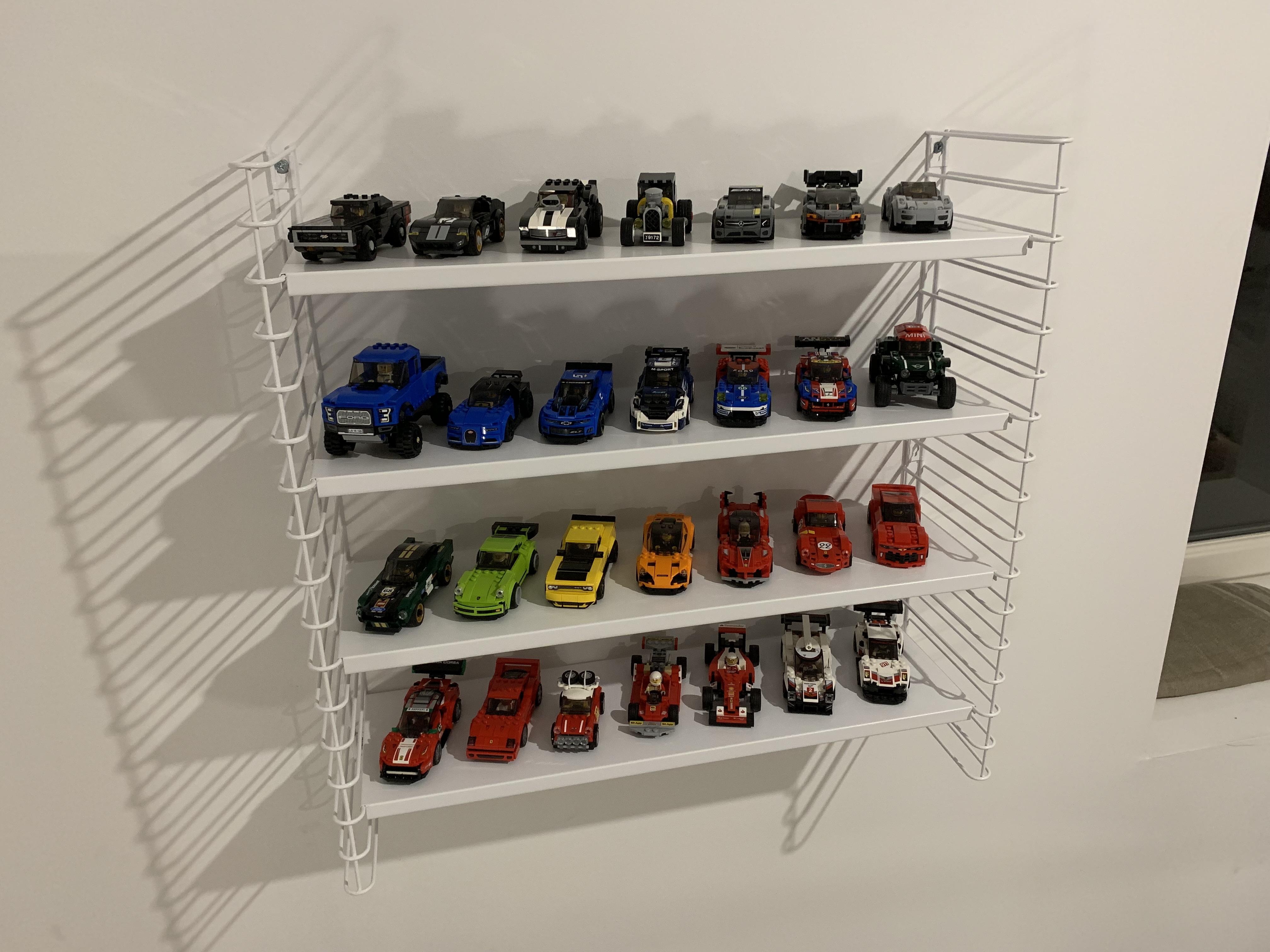 Dedicated Speed Champions Wall Rack r/lego