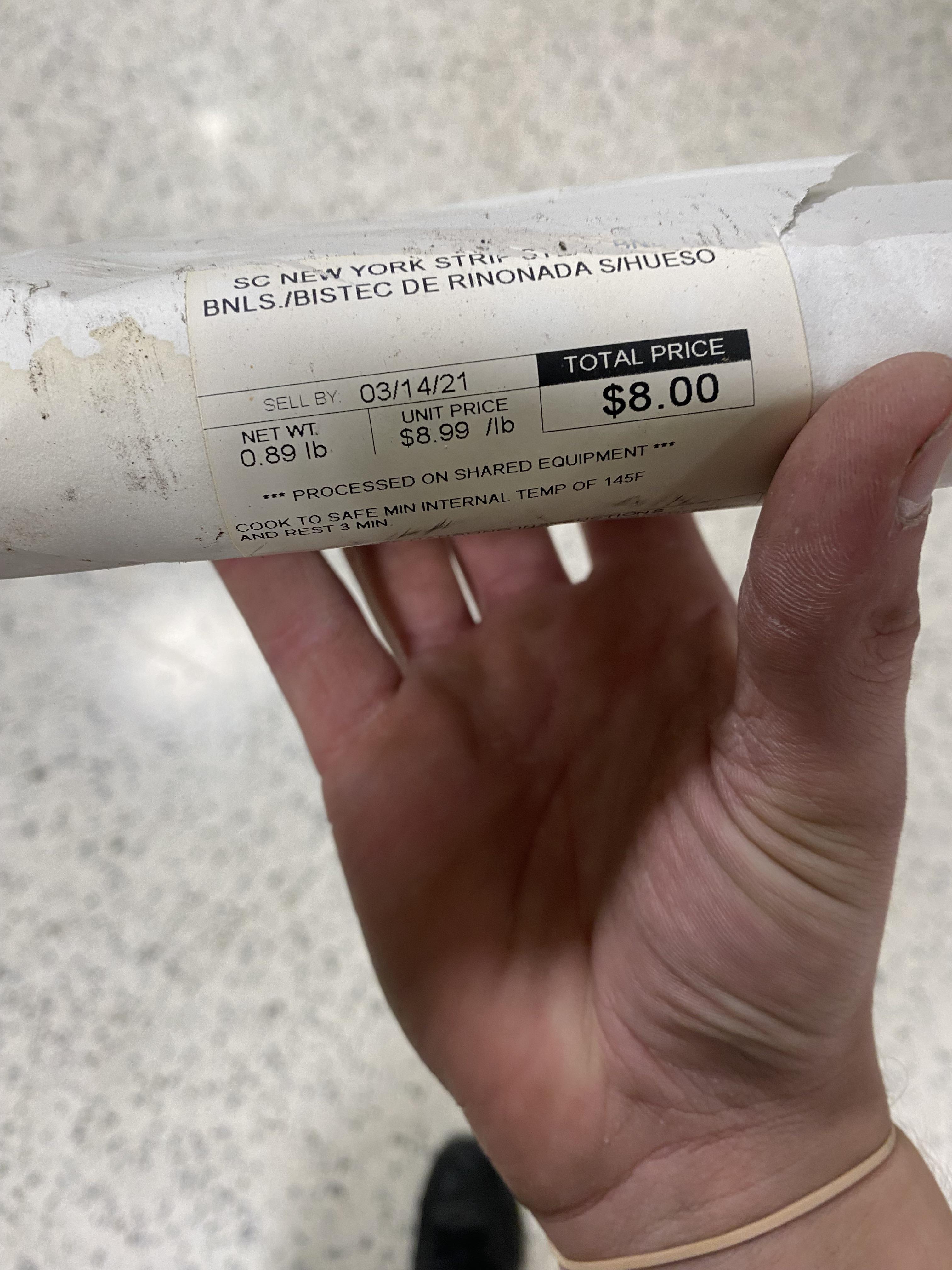 Found on TOP of the milk cooler today publix