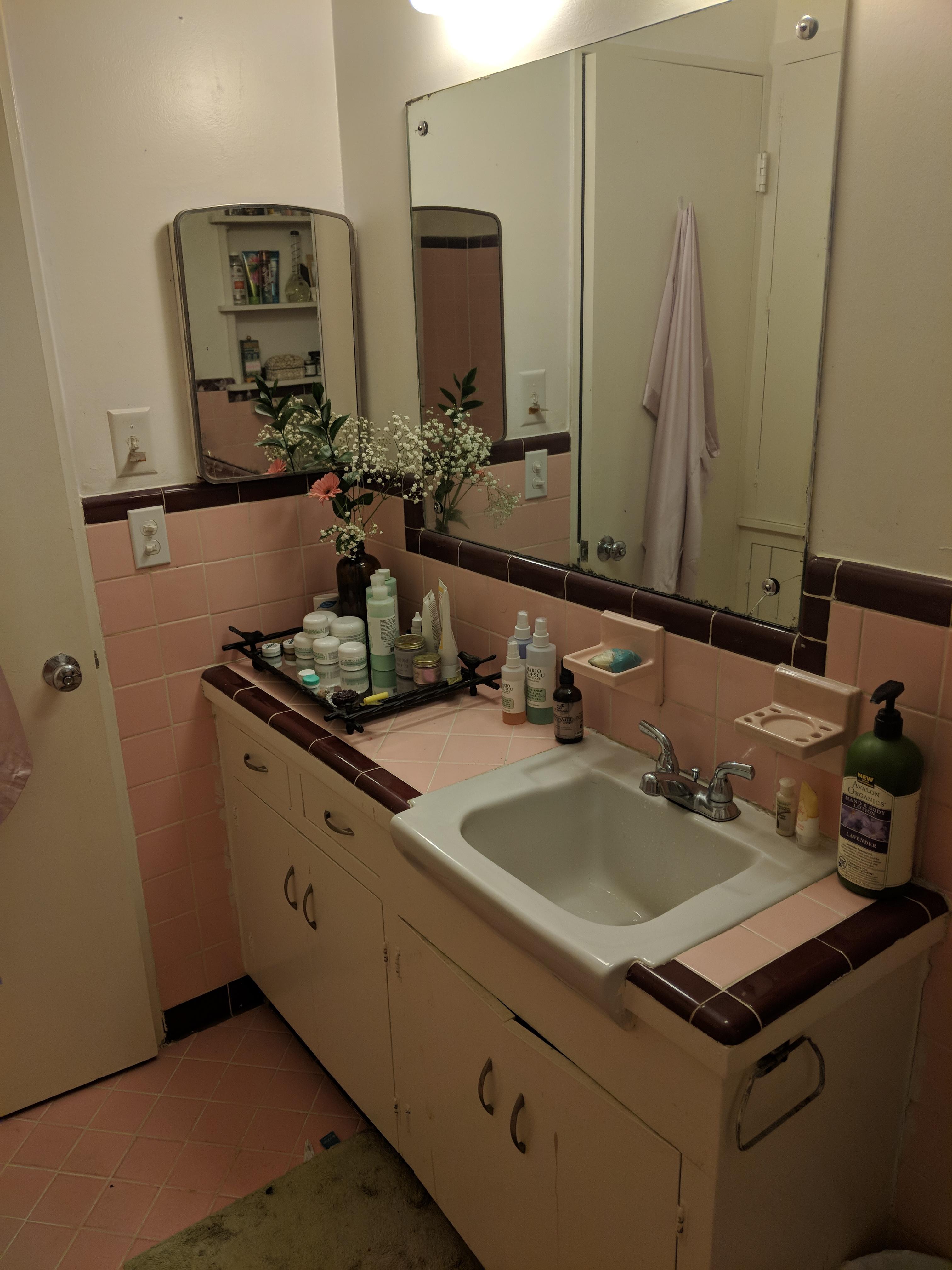 Bathroom Sinks Undermount, Pedestal & More Pink Bathroom Sink