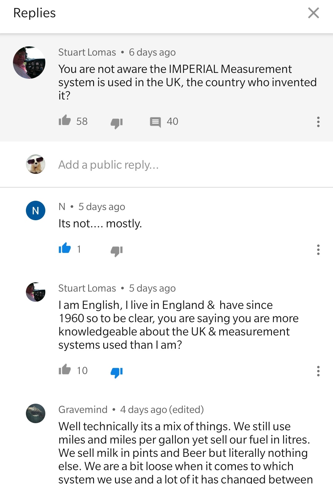 The youtube comments section who's replying to what? Discussion is