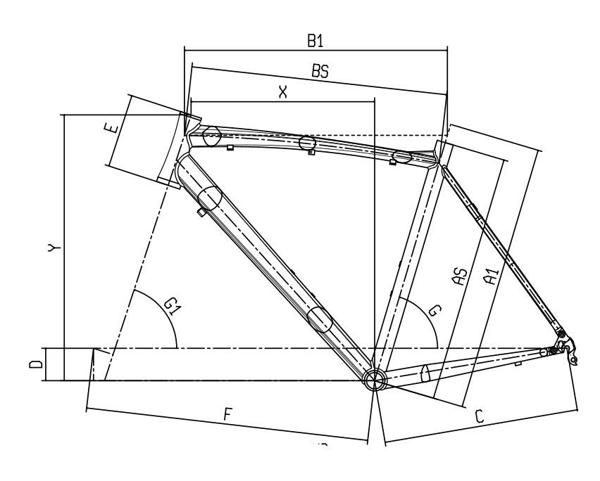In this picture, would you say AS or A1 is the frame size? r/bicycling