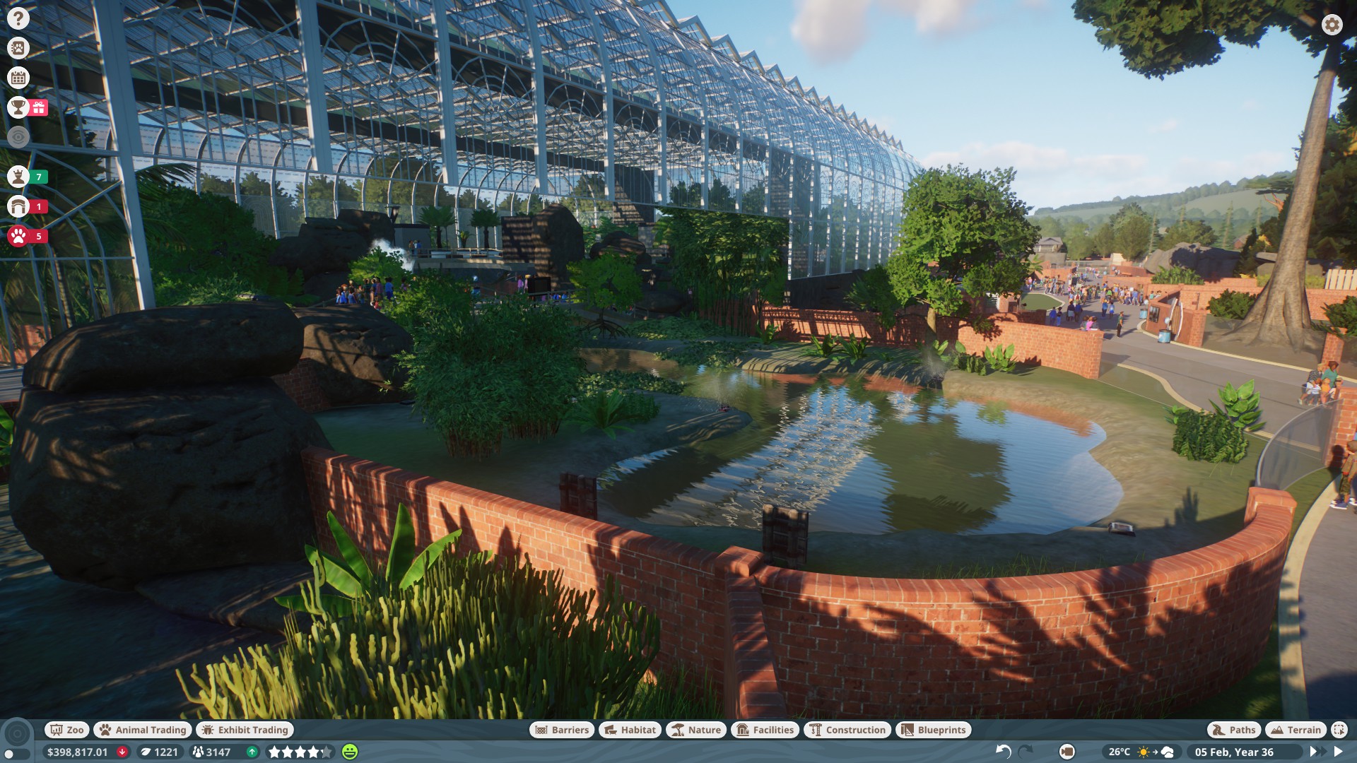 A Shot of my reptile house. With indoor to outdoor enclosures. r