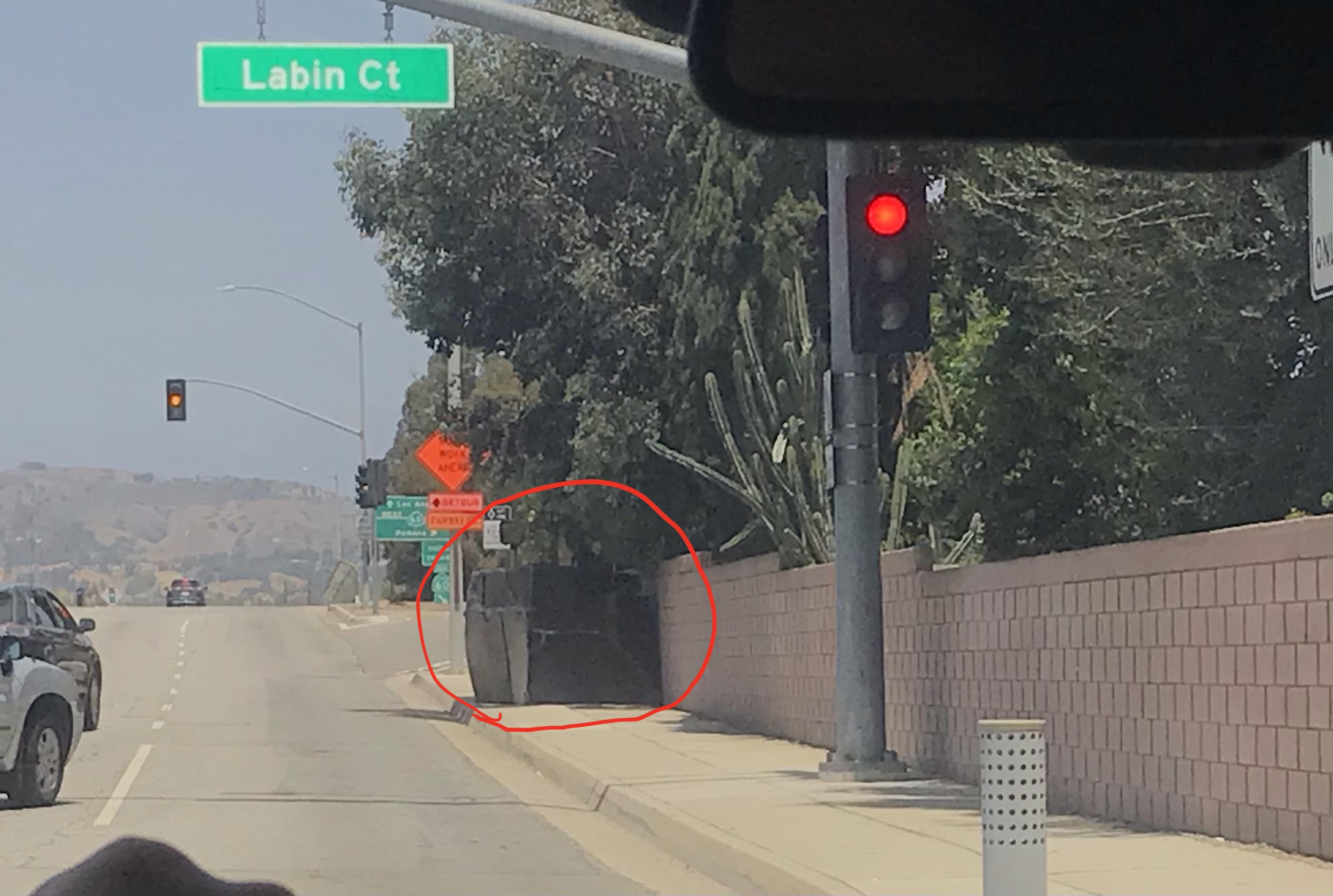 Solid Homeless fortress spotted in Rowland Heights r/LosAngeles