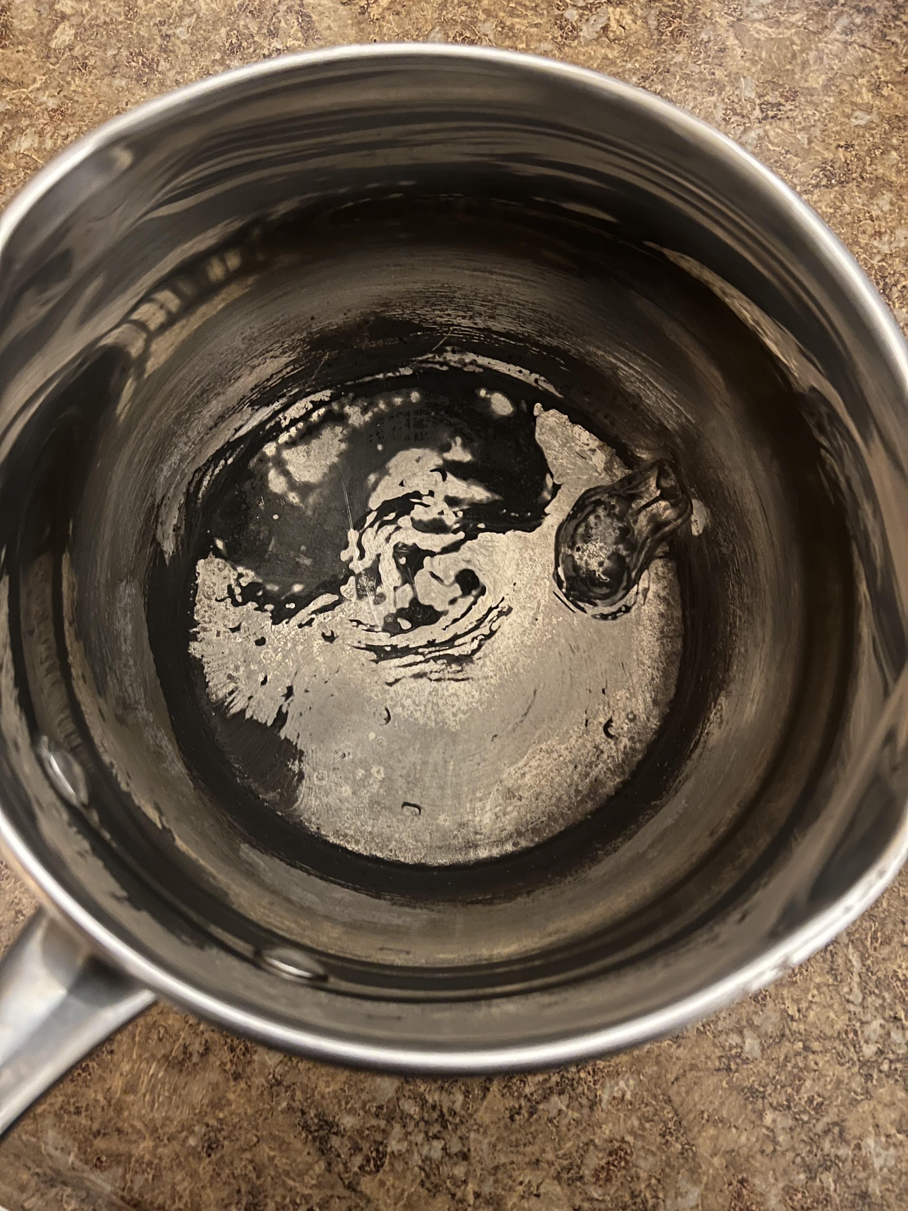 Anyone know how to remove water burns? Or is it done for? (Boiled water