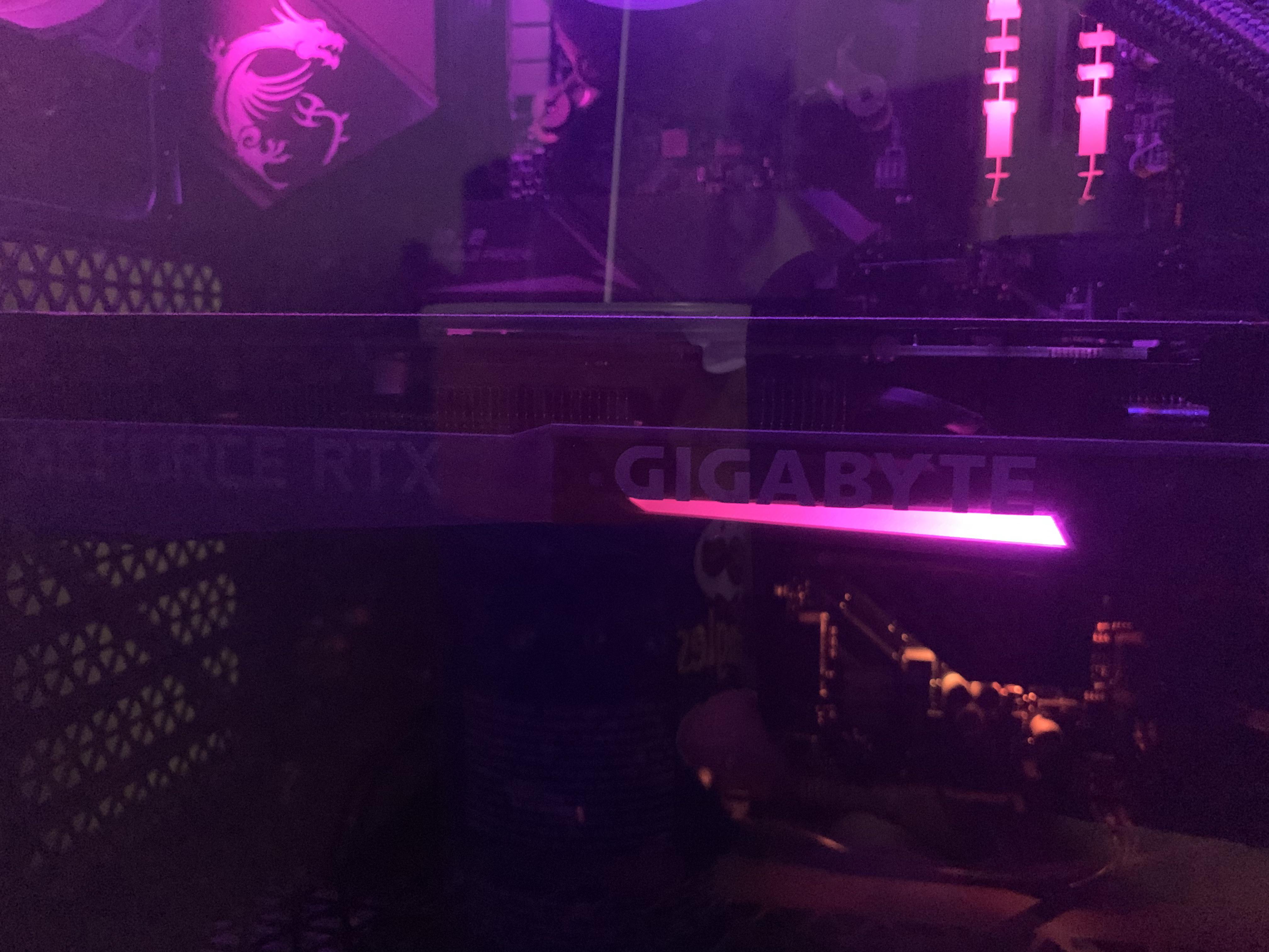 LED on RTX 3070 supposed to be like this? I thought the whole word