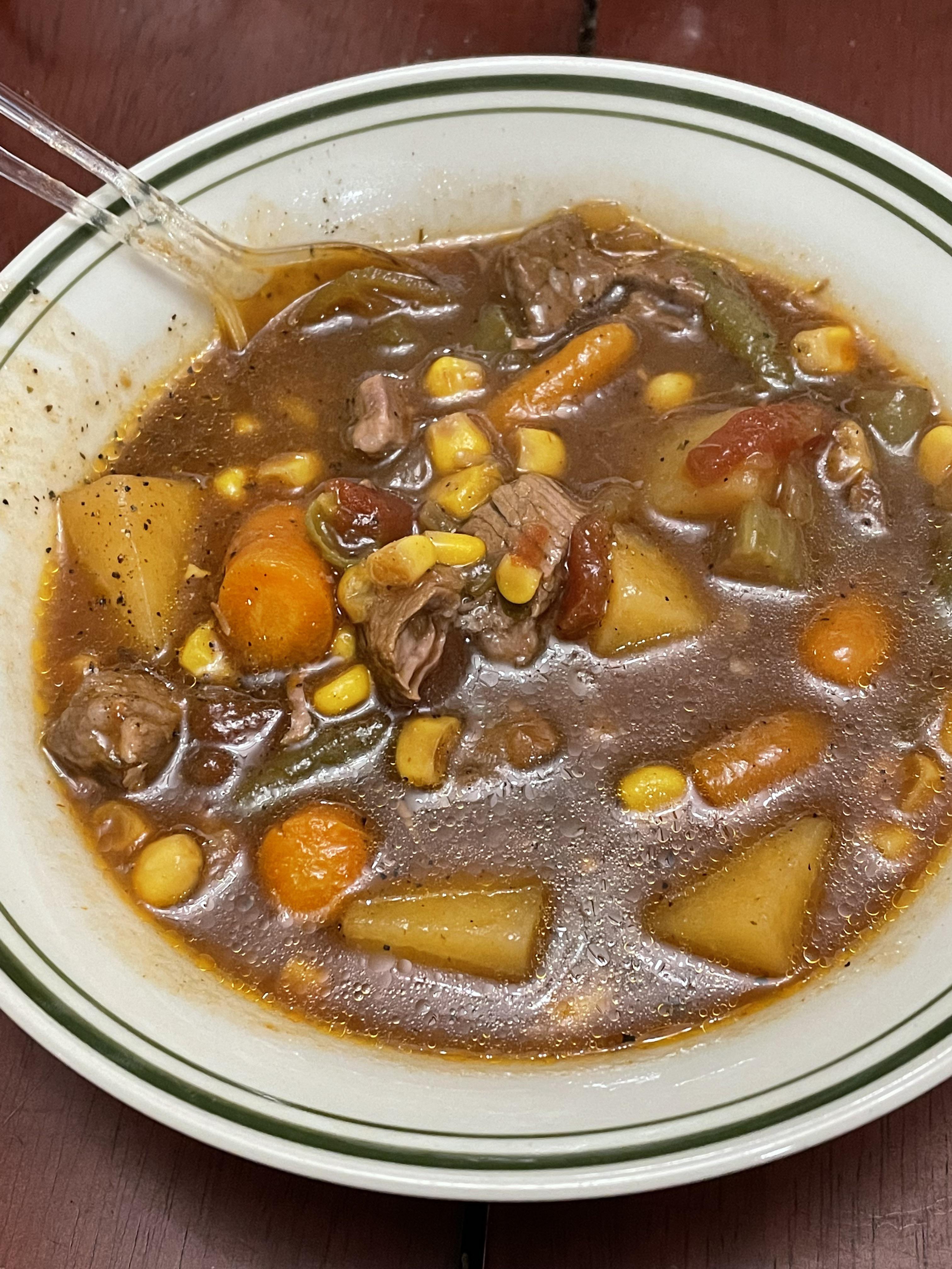 Nothing better on a cold night than beef stew! r/slowcooking