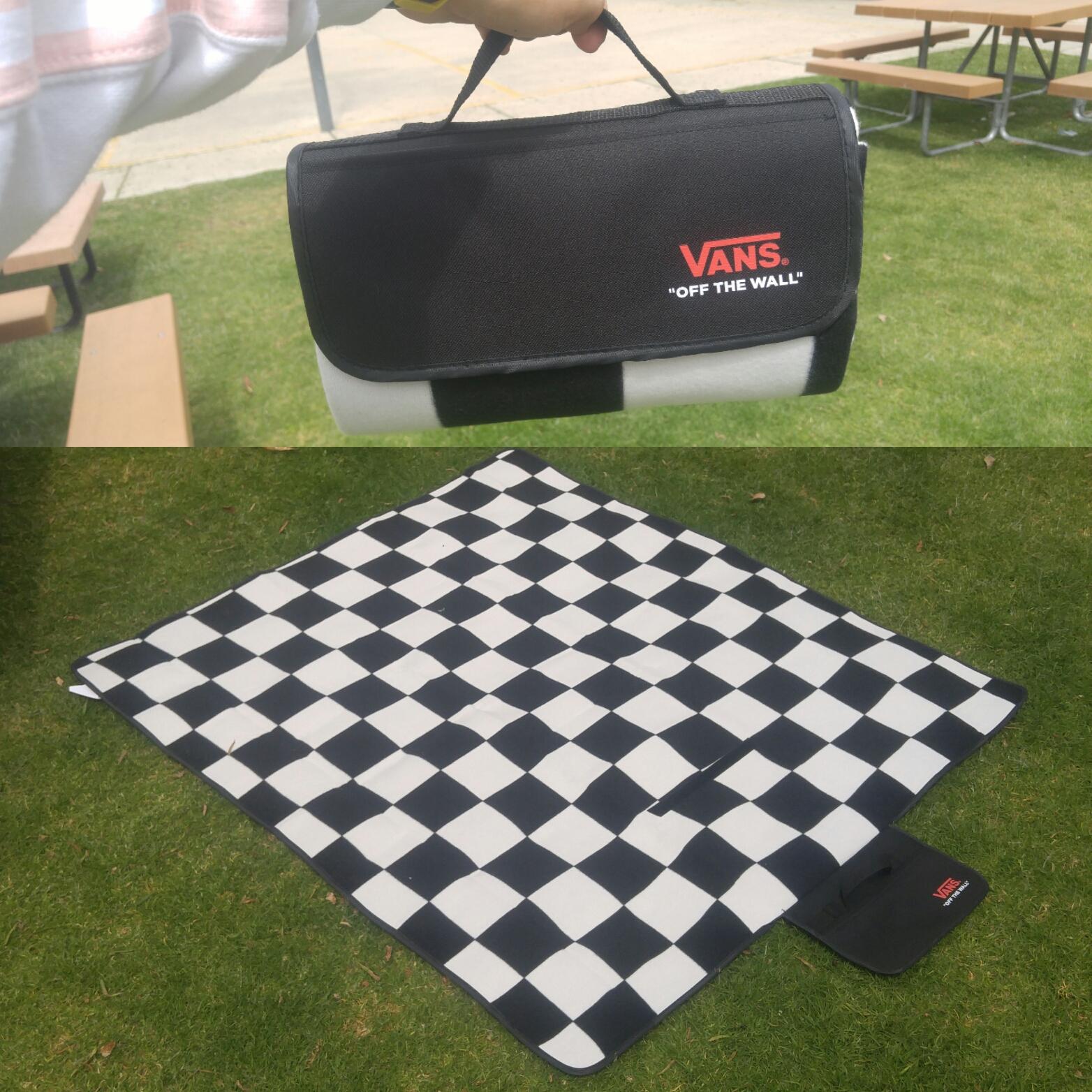Spend 100 instore and get a Vans picnic blanket! Started this past