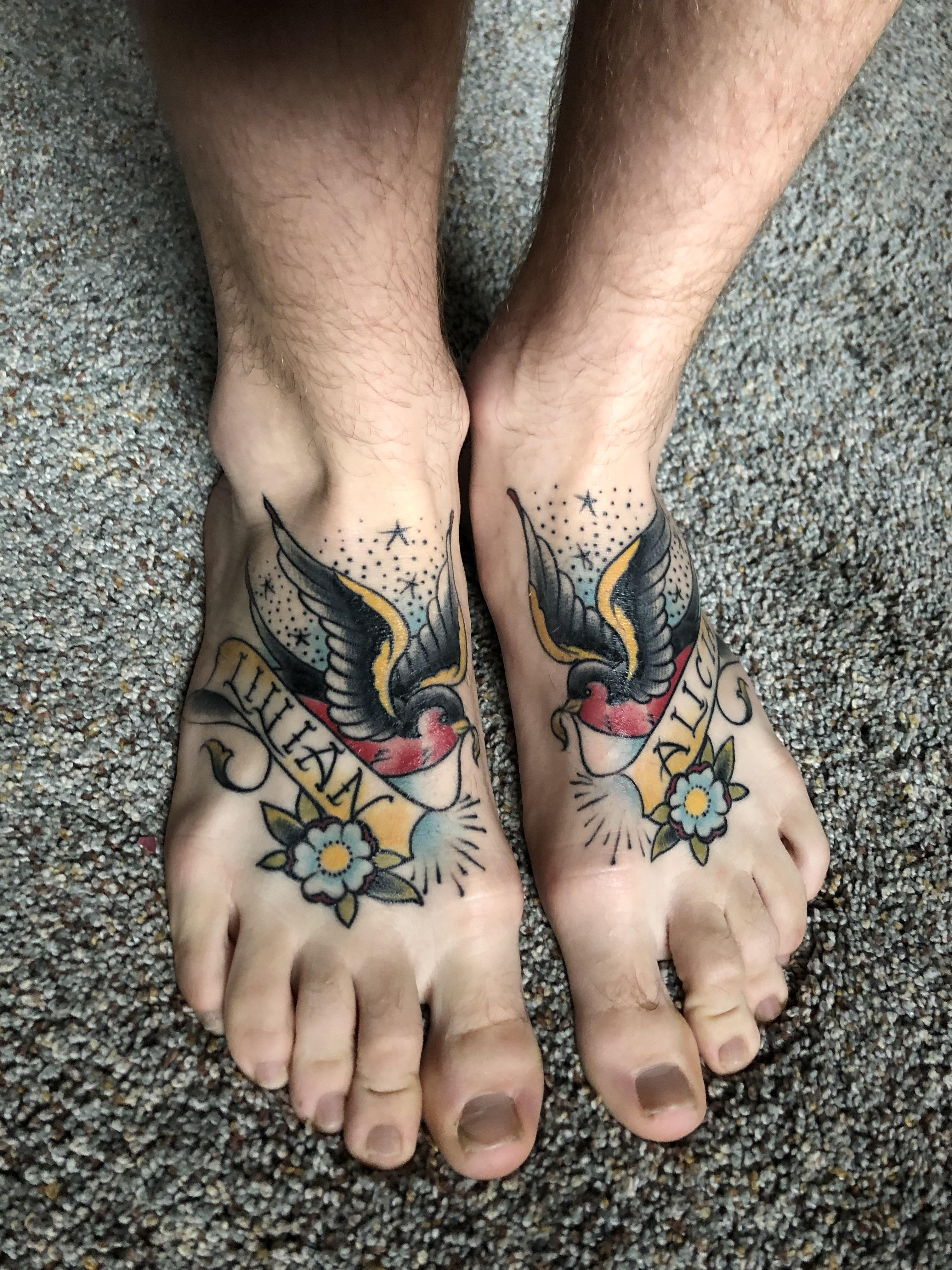 Traditional Sparrows dedicated to my sisters by Daniel