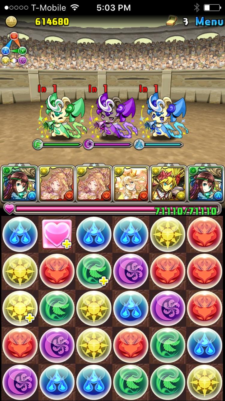 A3 with Light Kush team, Hera Dragon spawn. r/PuzzleAndDragons