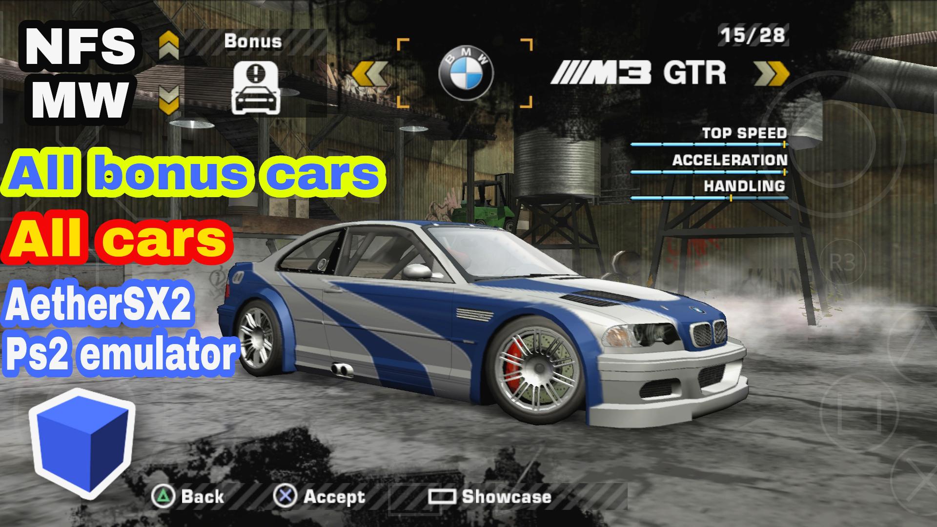 need for speed most wanted black edition all cars and bonus cars watch