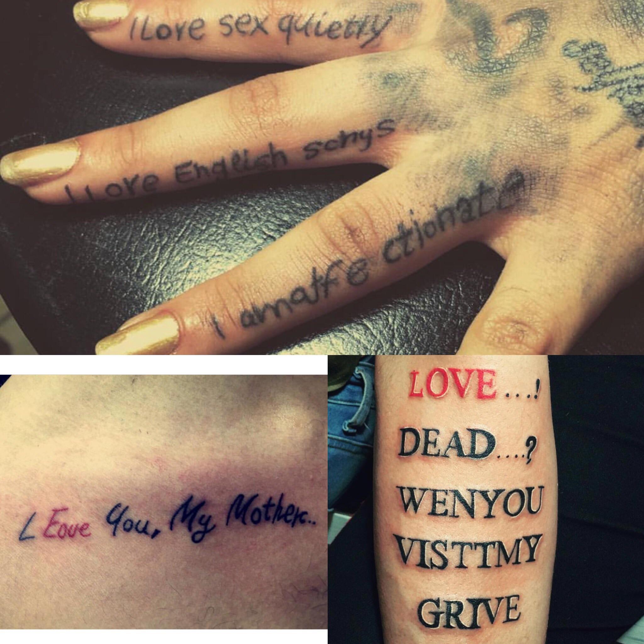 Why we shouldn’t get tattooed in languages we don’t