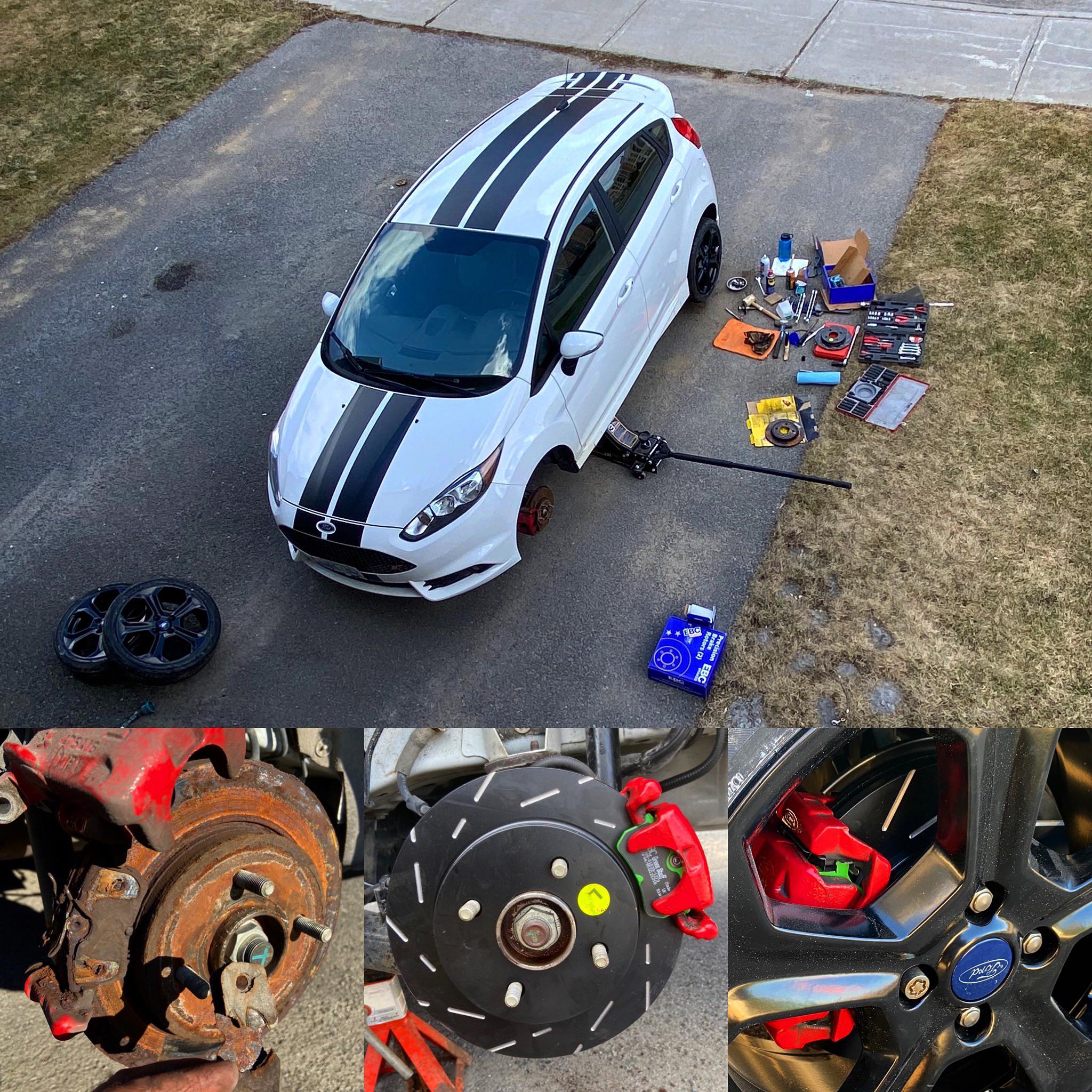 New pads and rotors r/FiestaST