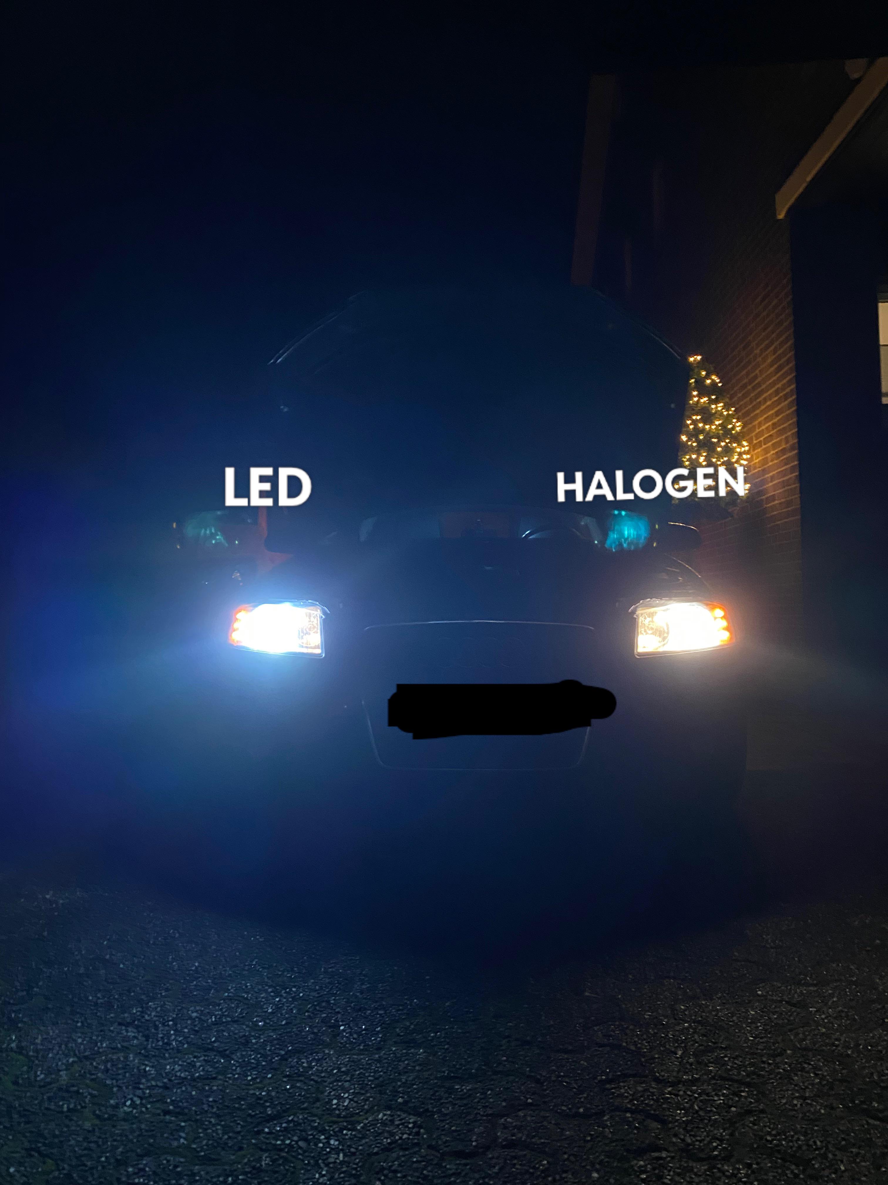 Upgraded Lights from Halogen to LED r/car