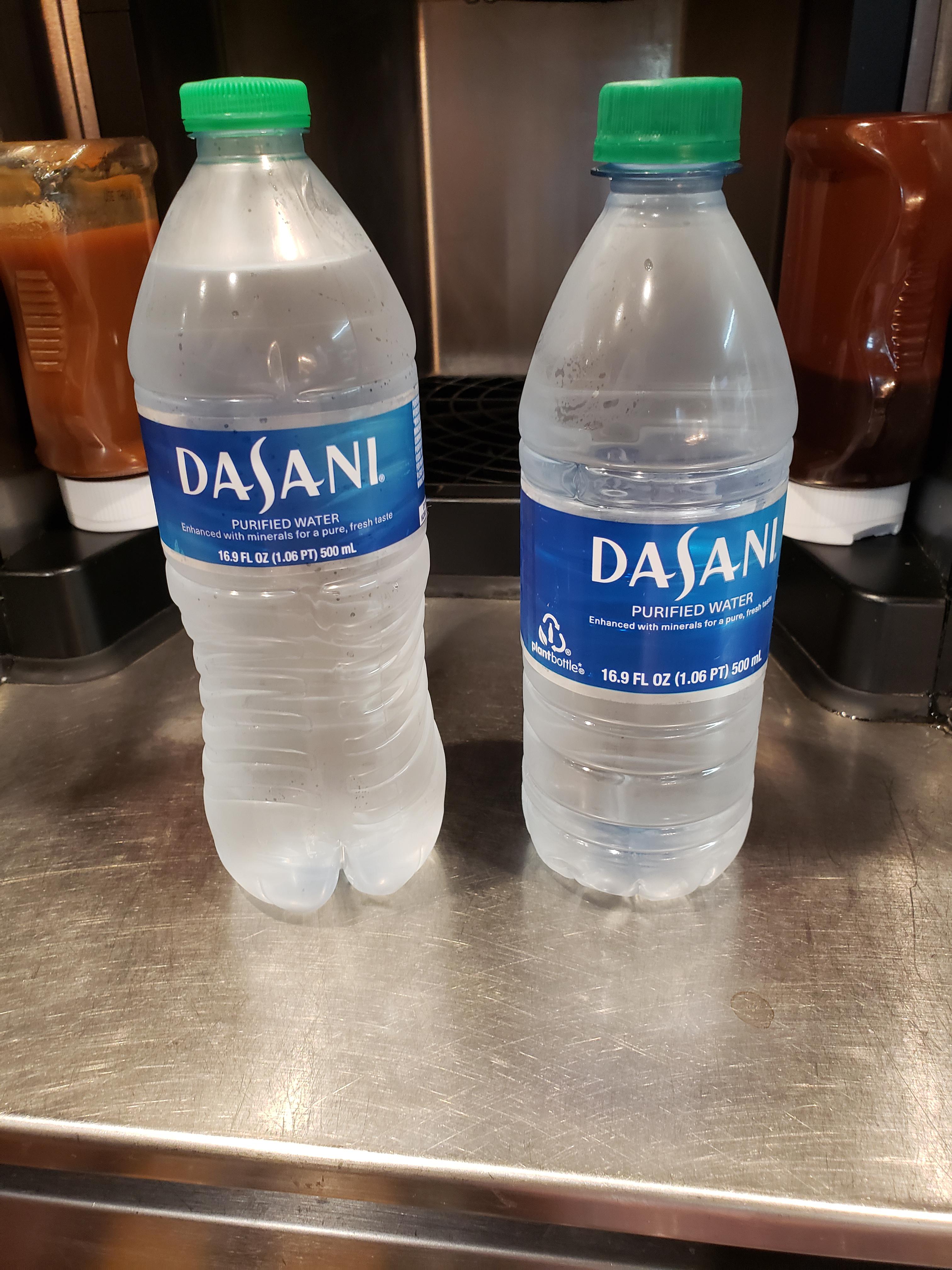 They changed the design to our water bottles. I'm honestly conflicted