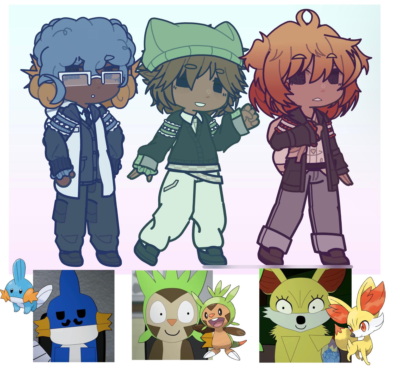 starters movieunleashers + pokemon human designs ) r/GachaLife2