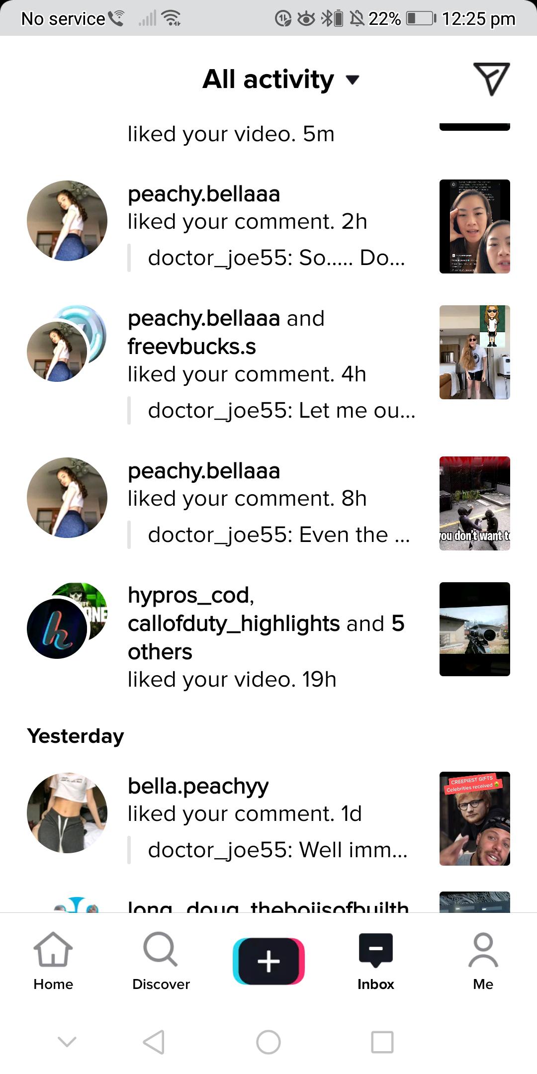 Who tf is bella peachy and why/how is she liking almost ALL of my
