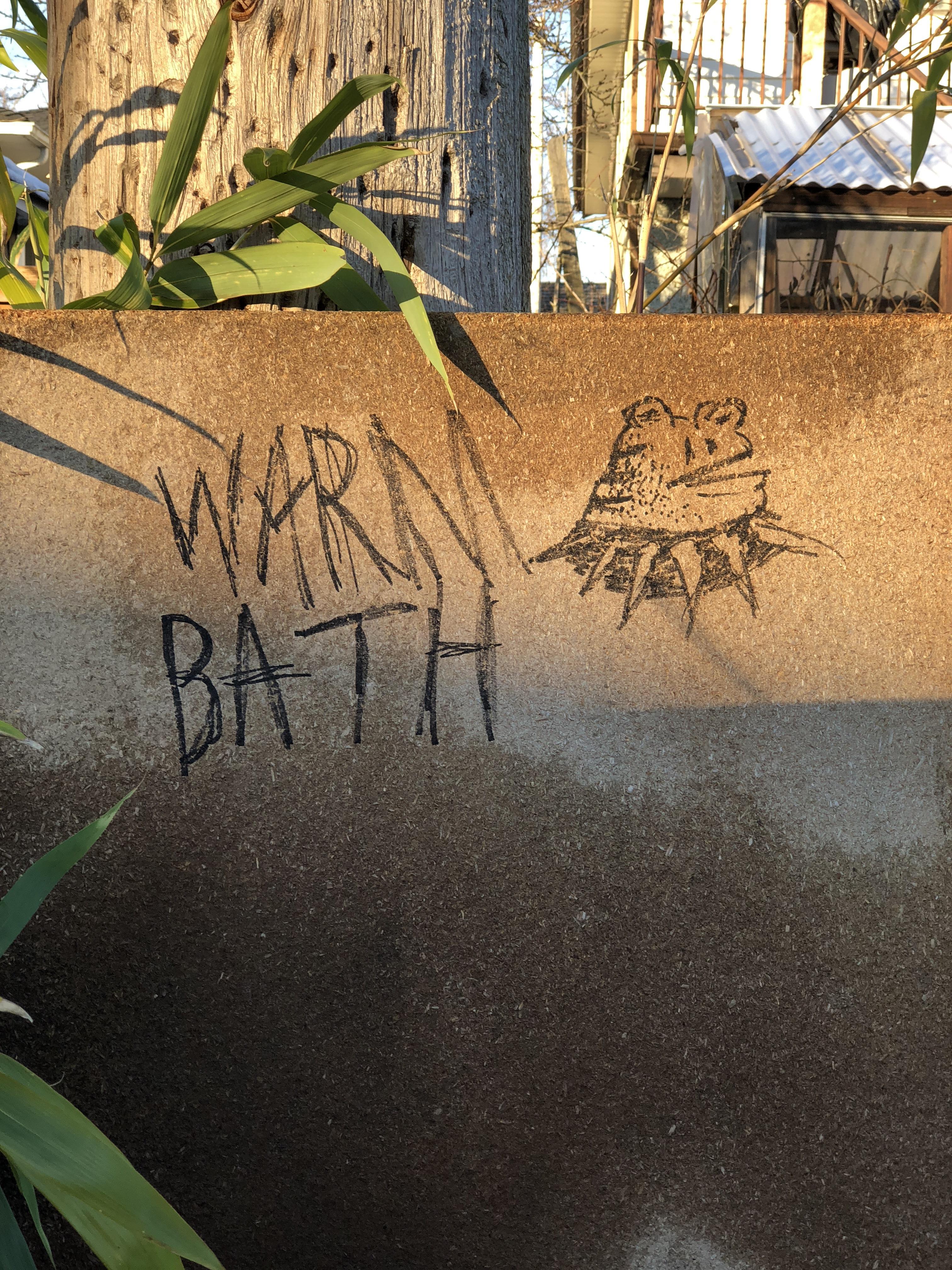Does anyone know what 'Warm Bath' graffiti means? r/ImagesOfCanada