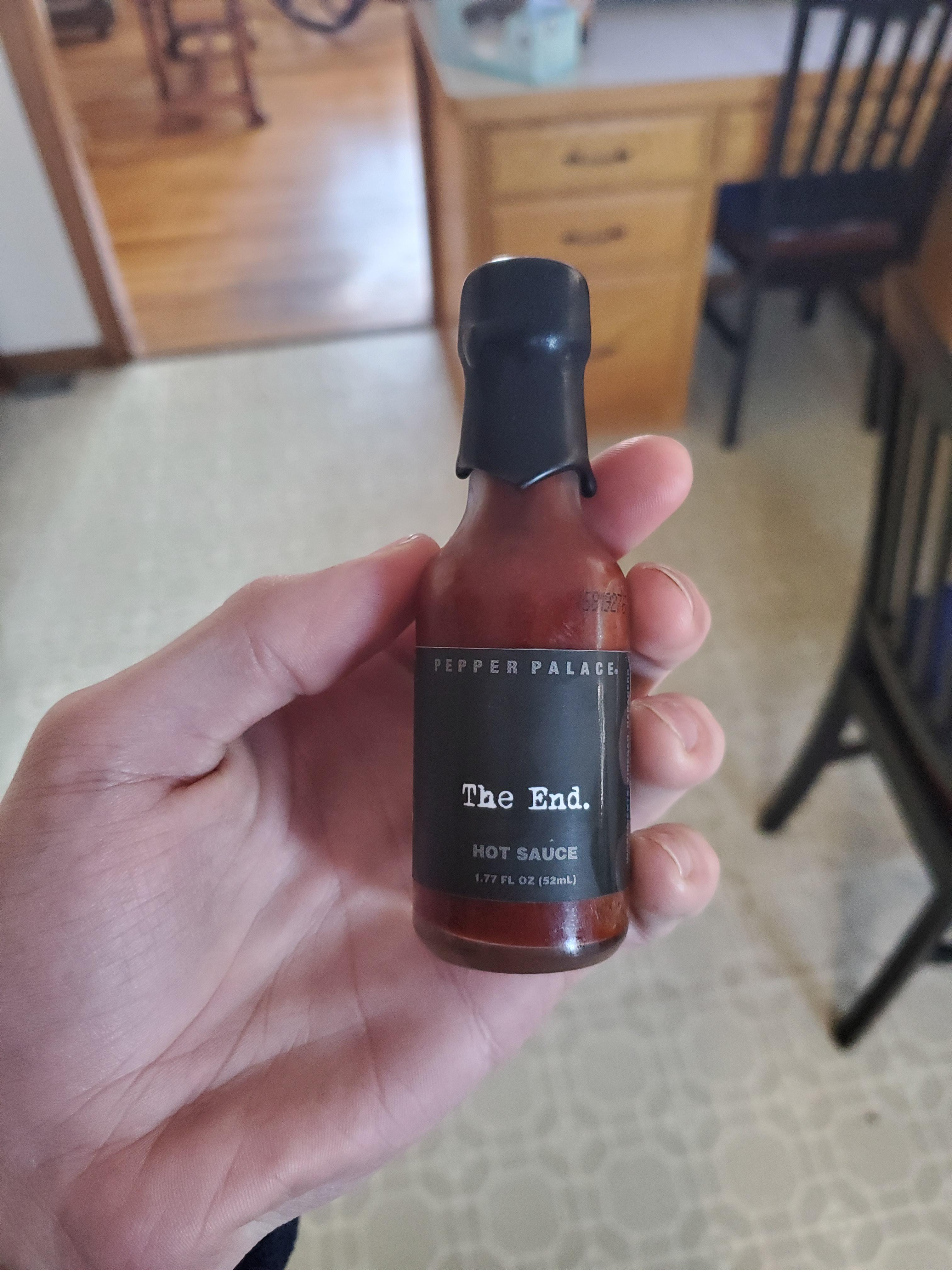 The hottest sauce they had in pepper palace at mall of america