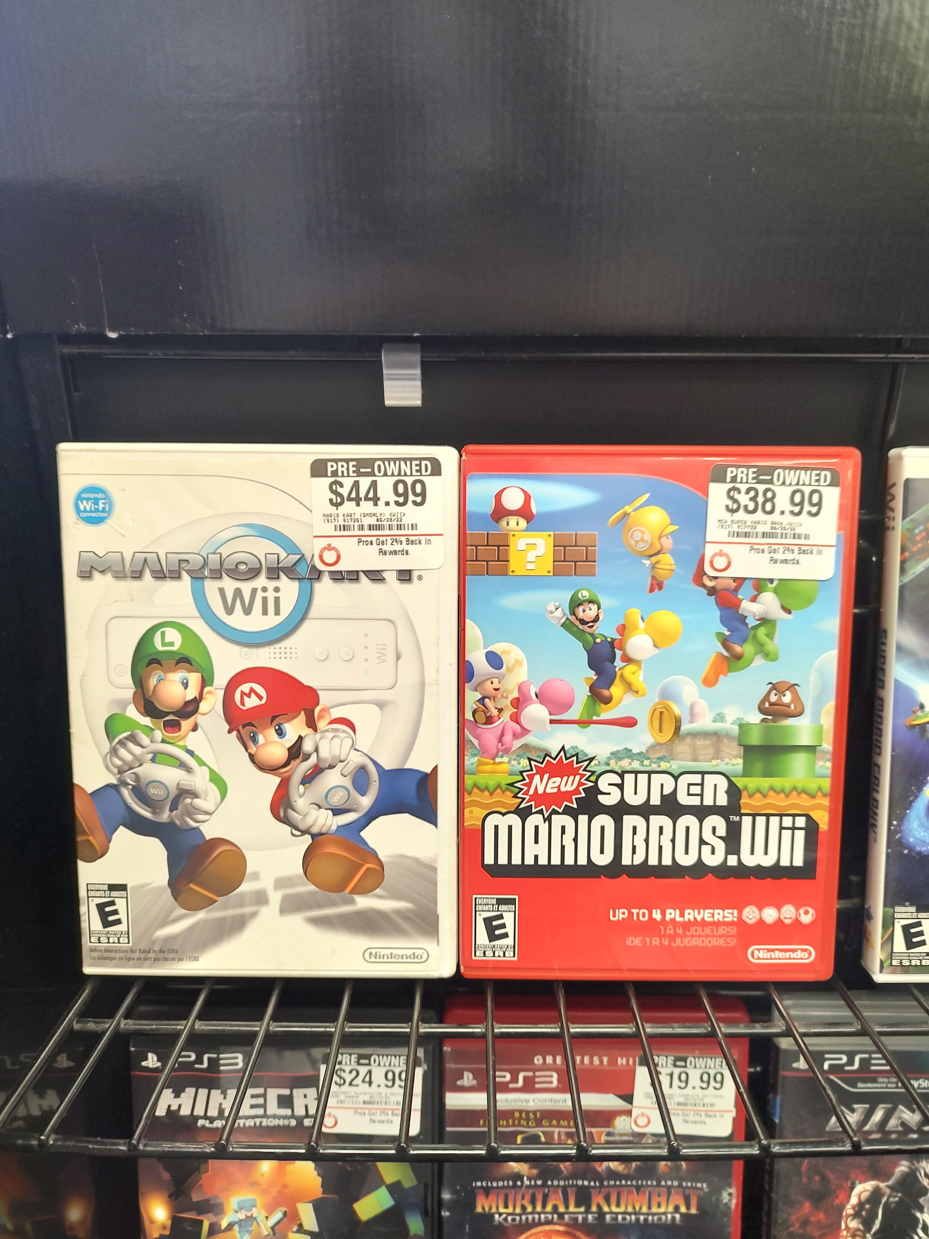 Some prices I found at my local GameStop yesterday 😬 r/wii