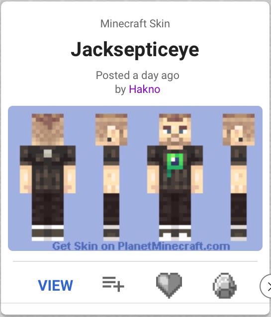Antisepticeye [Jacksepticeye] Minecraft Skin