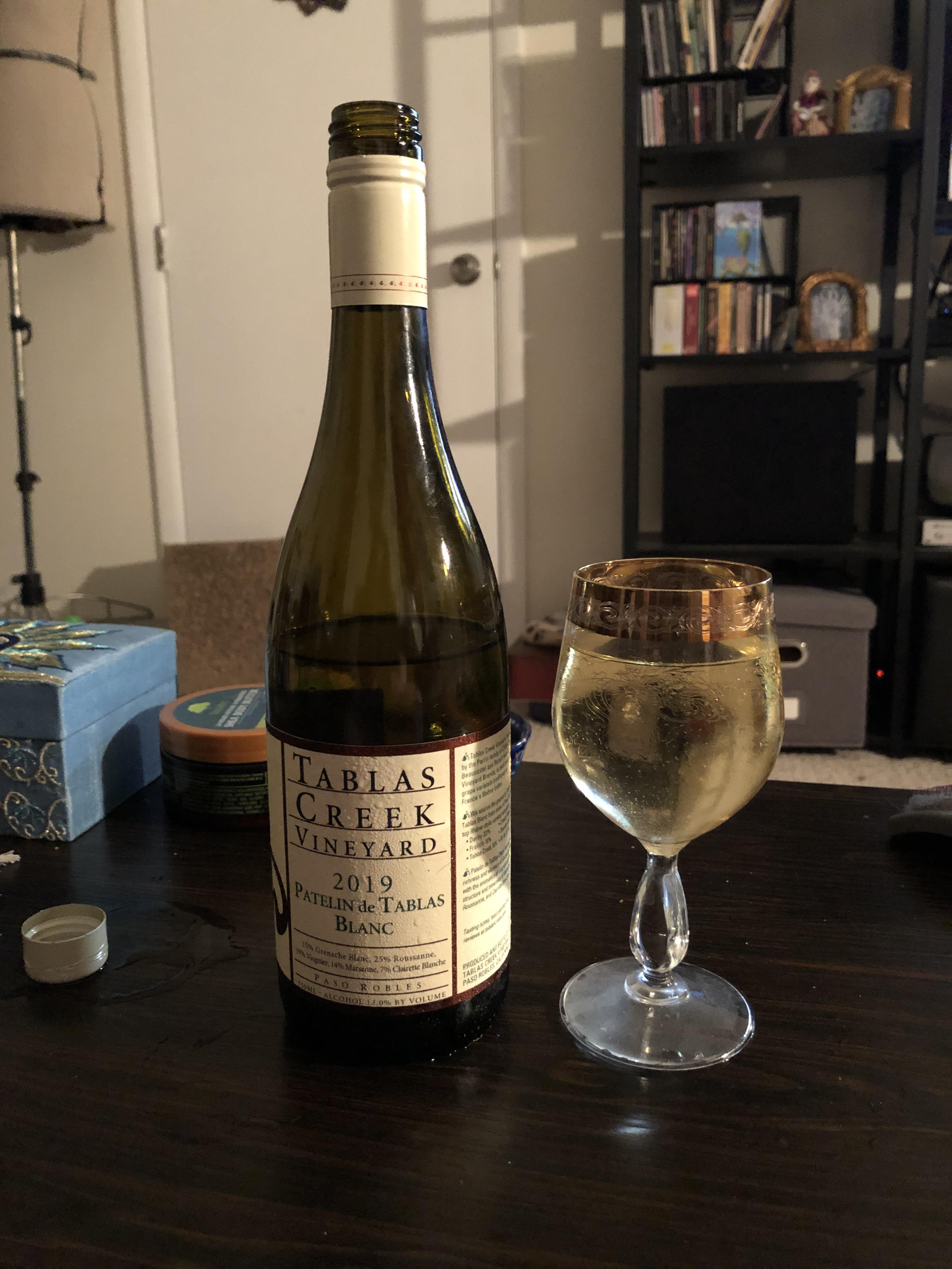 Tablas Creek white blend, Paso Robles 2019. r/wine