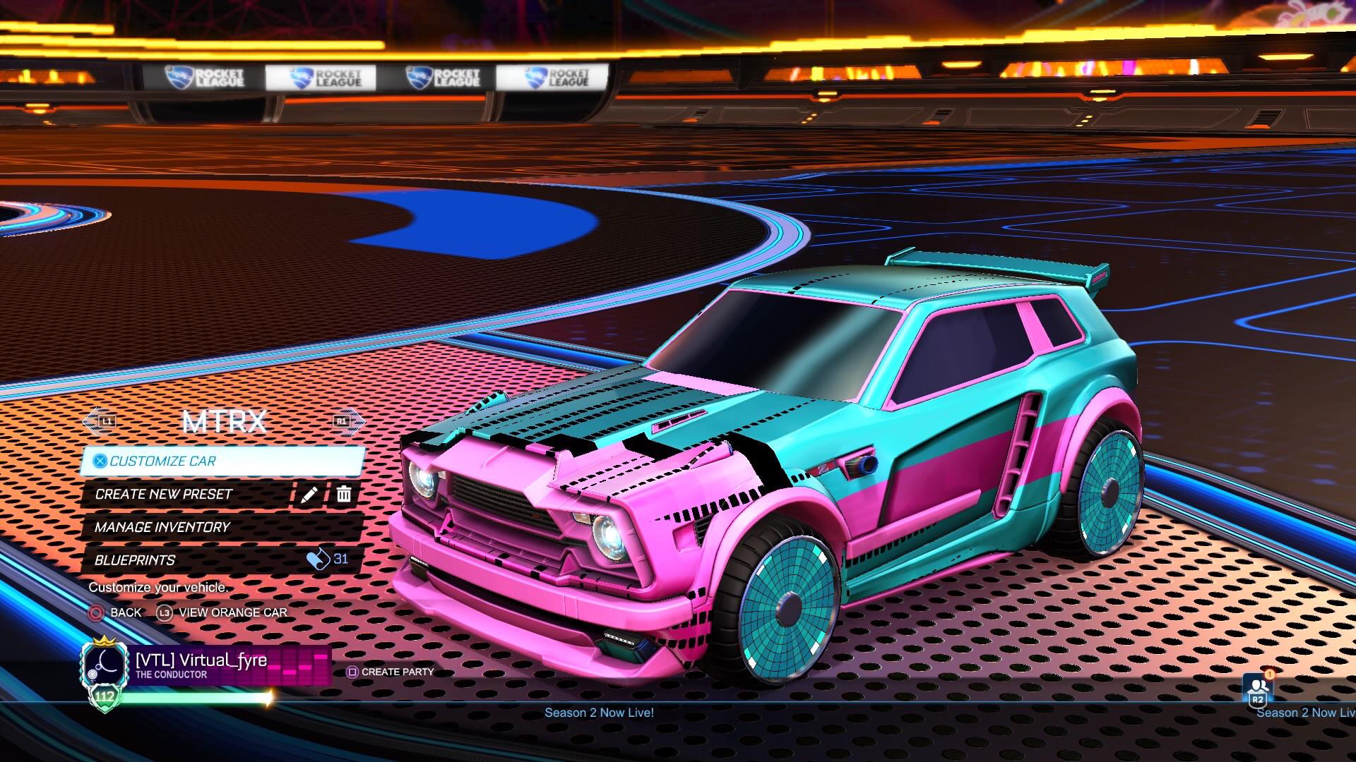 A nice preset I made with some rocket pass items r/RLFashionAdvice