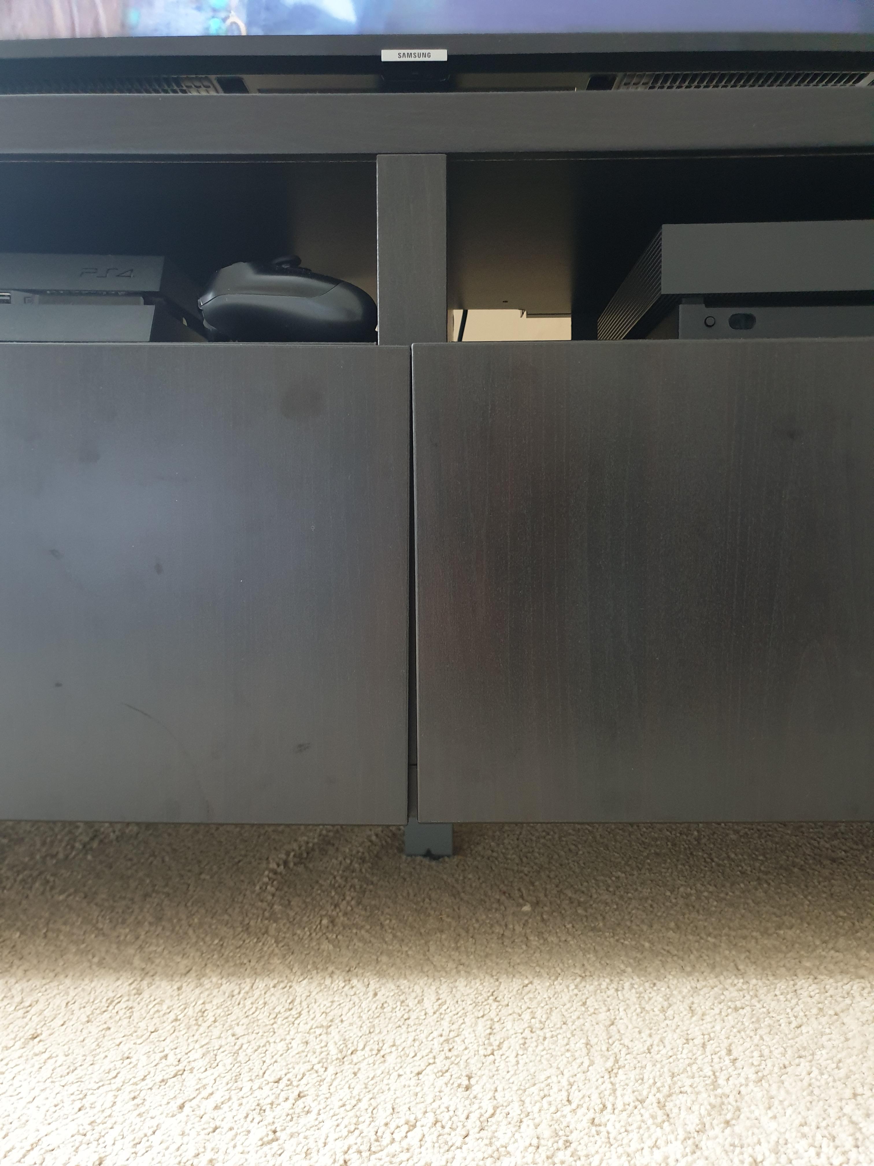 Besta TV Bench drawers misaligned! Any tips on sorting it thanks IKEA