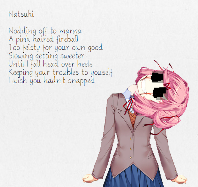 Natsuki Ddlc Poem