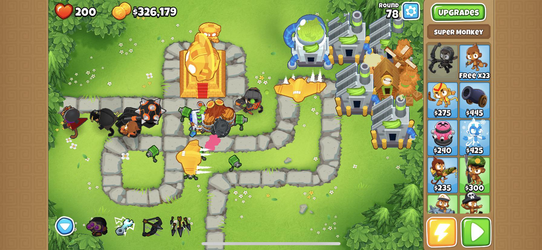 My perfect placed sun temple r/btd6