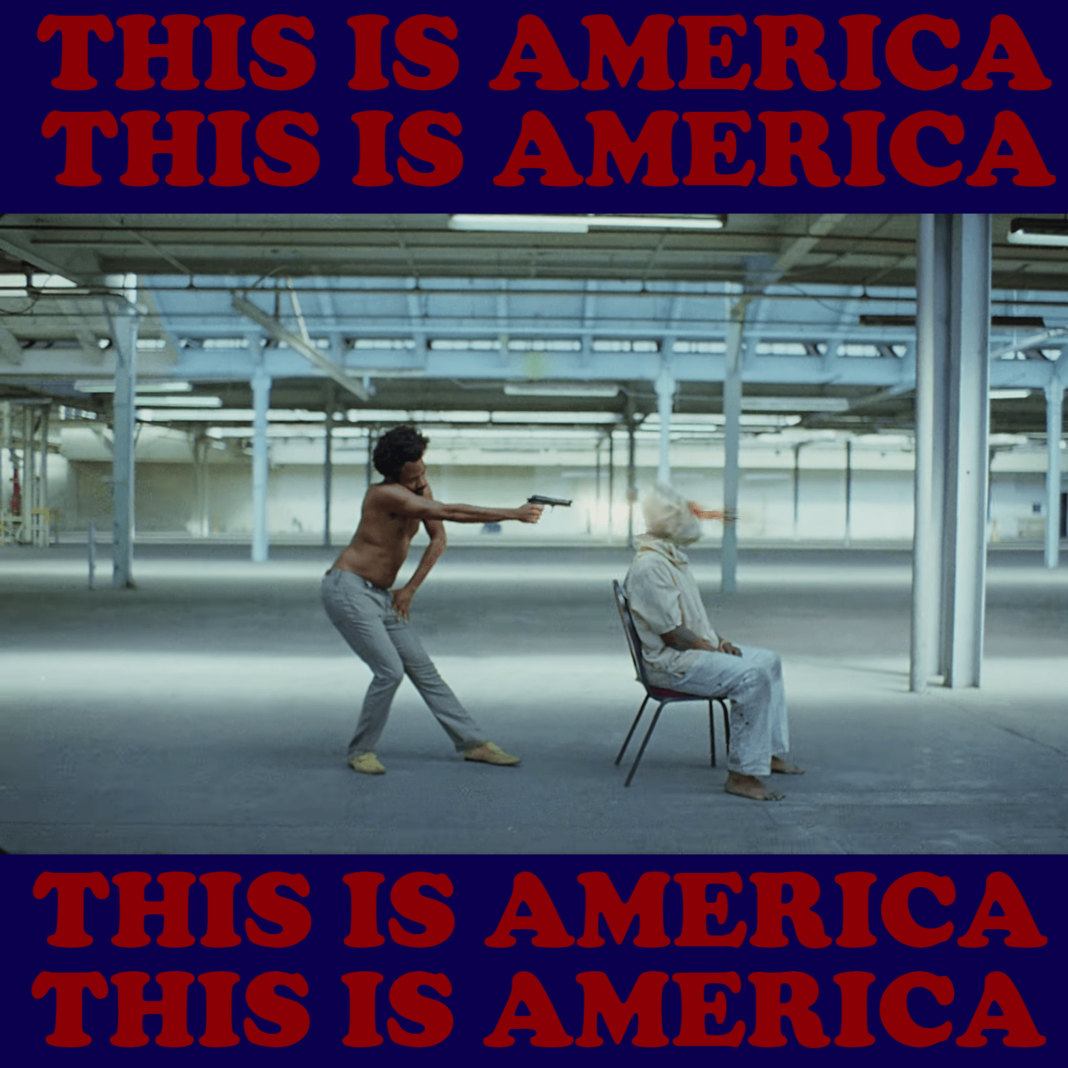made a cover art for "THIS IS AMERICA" r/donaldglover