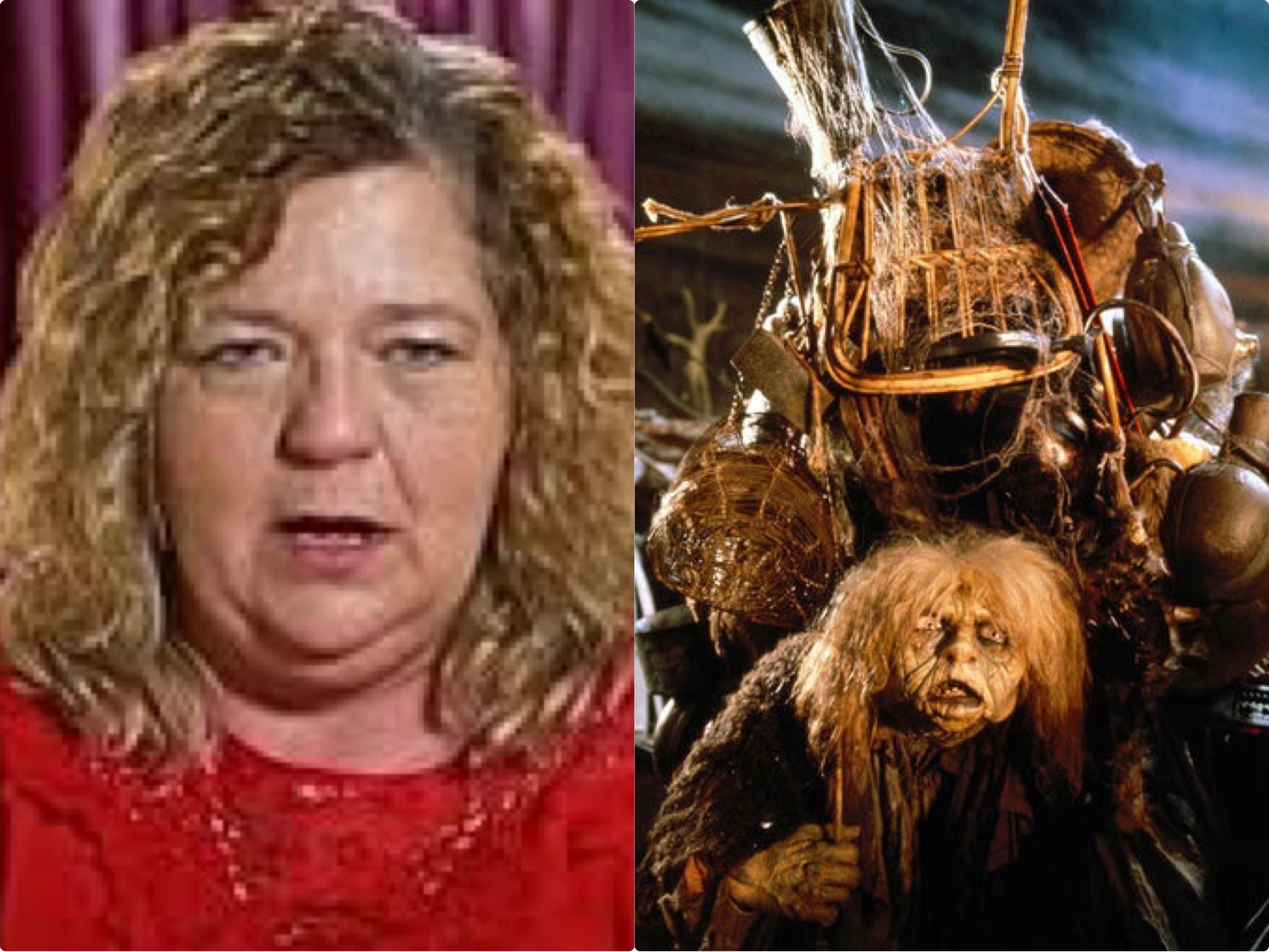 Just realized baby girl Lisa looks like the junk lady from The