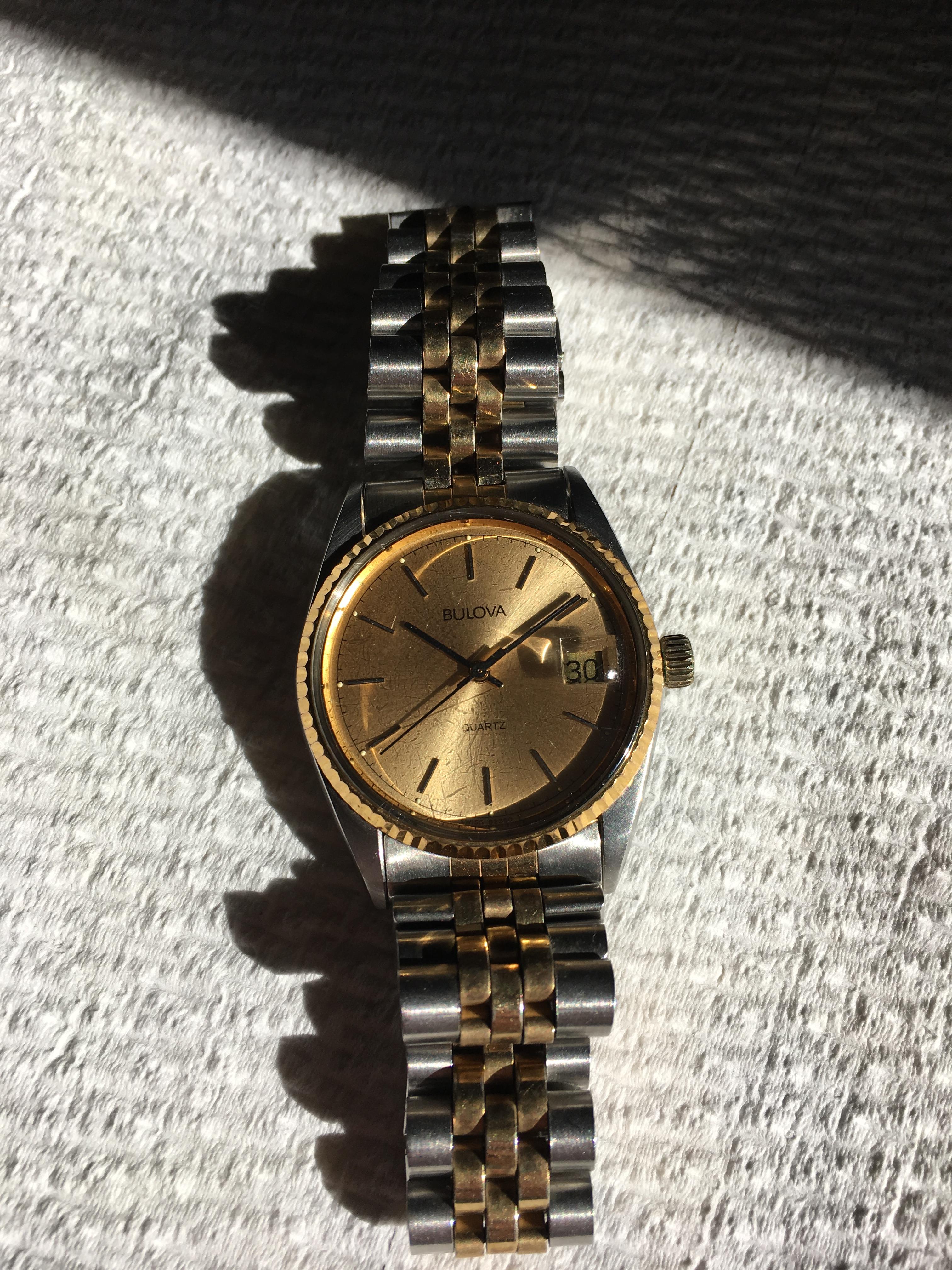 [Identification] Wife picked up a Bulova Quartz. P3 means 1983, I