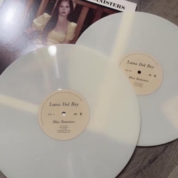 Blue banisters white translucent vinyl (not mine) r/lanadelrey