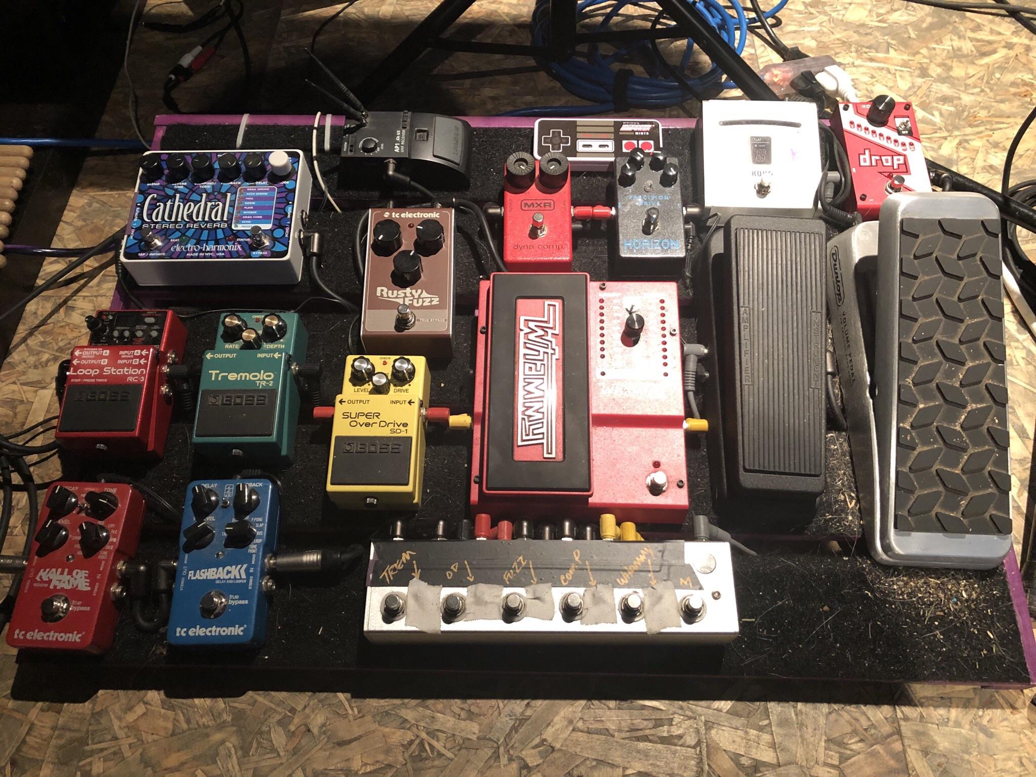 Rock/Grunge cover band pedal board! r/guitarpedals