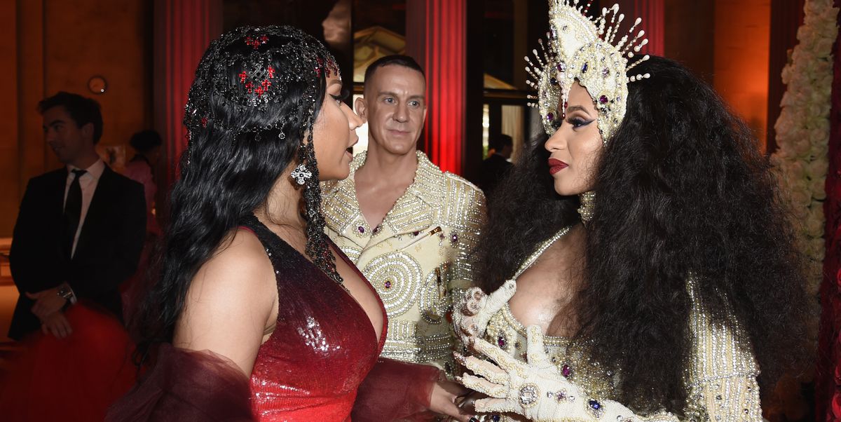 QUEEN vs The Empress Nicki & Cardi facedown at the 2018