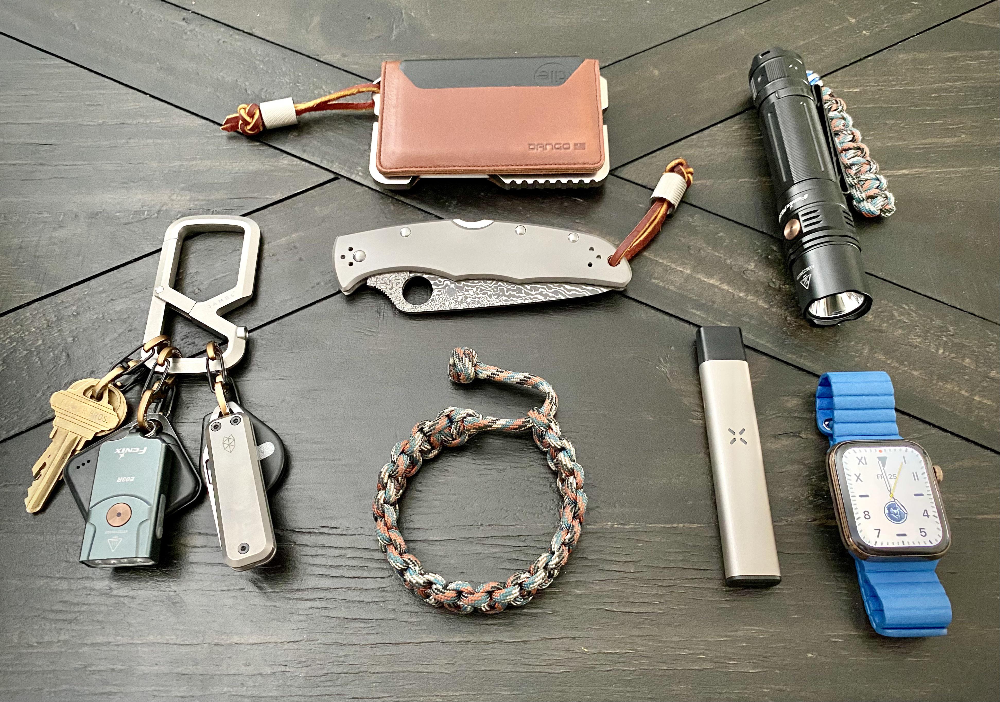 Weekend beach camping trip EDC r/EDC