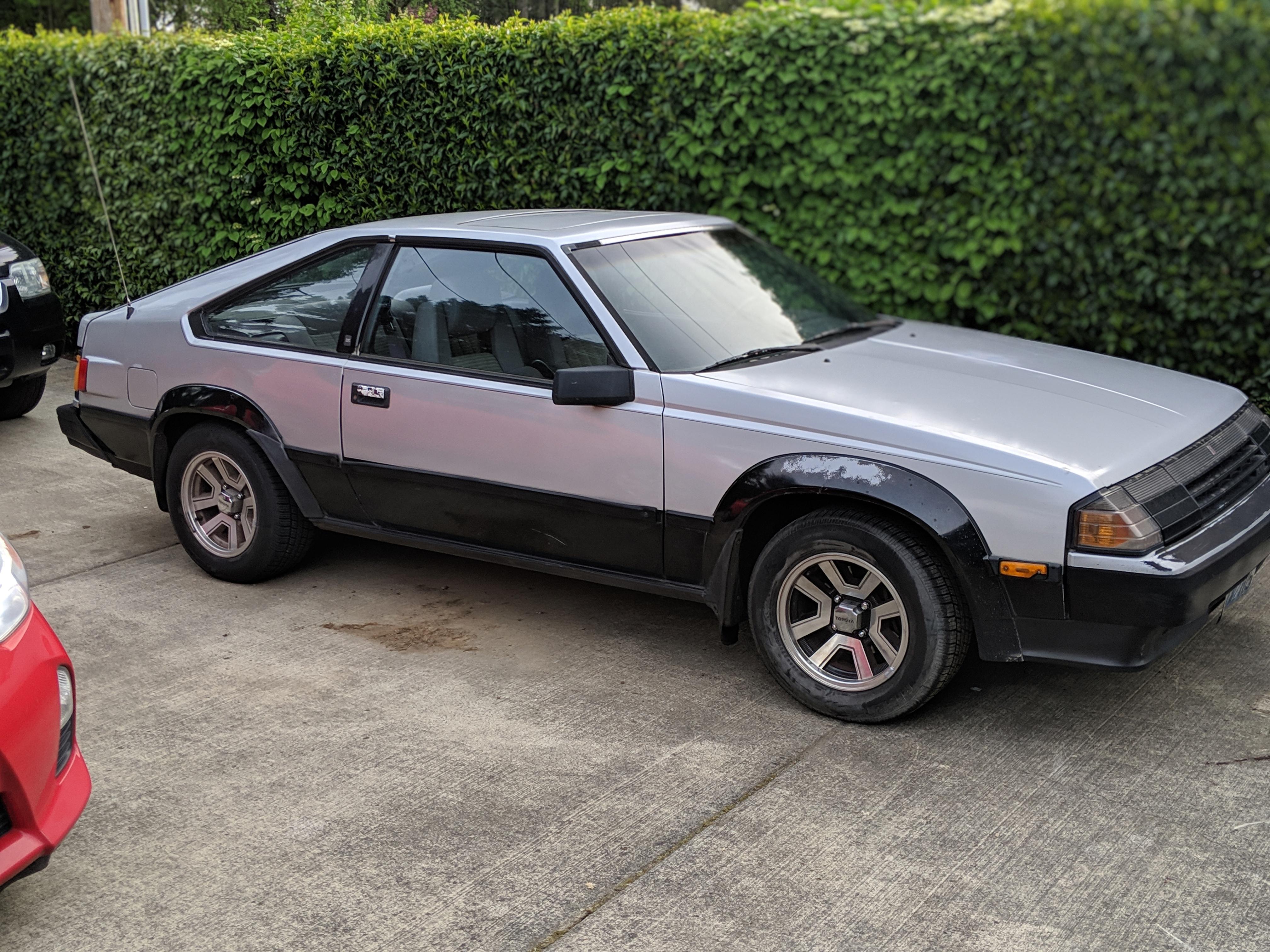 Just bought this 84 Celica, needs work but she runs like a champ! Toyota