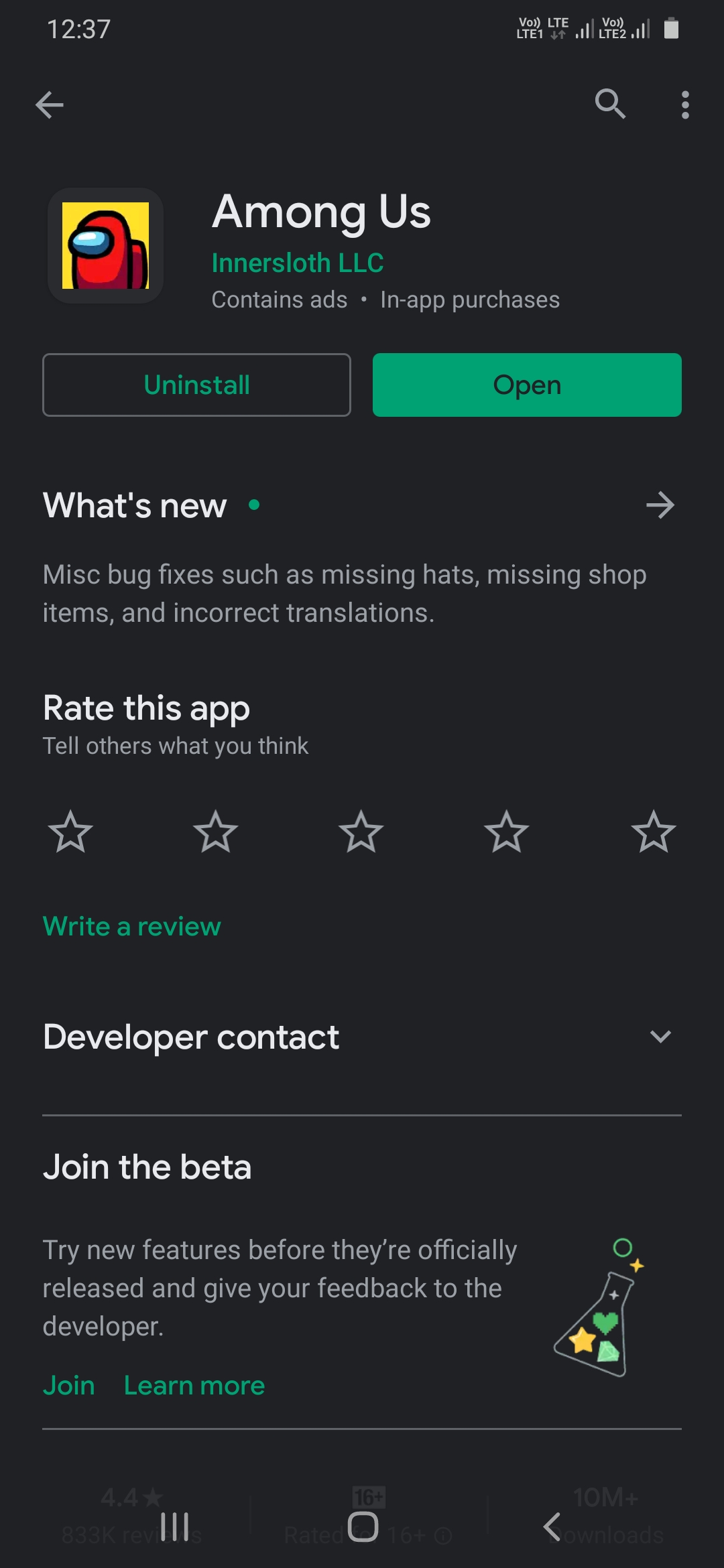 Game Among Us App Store