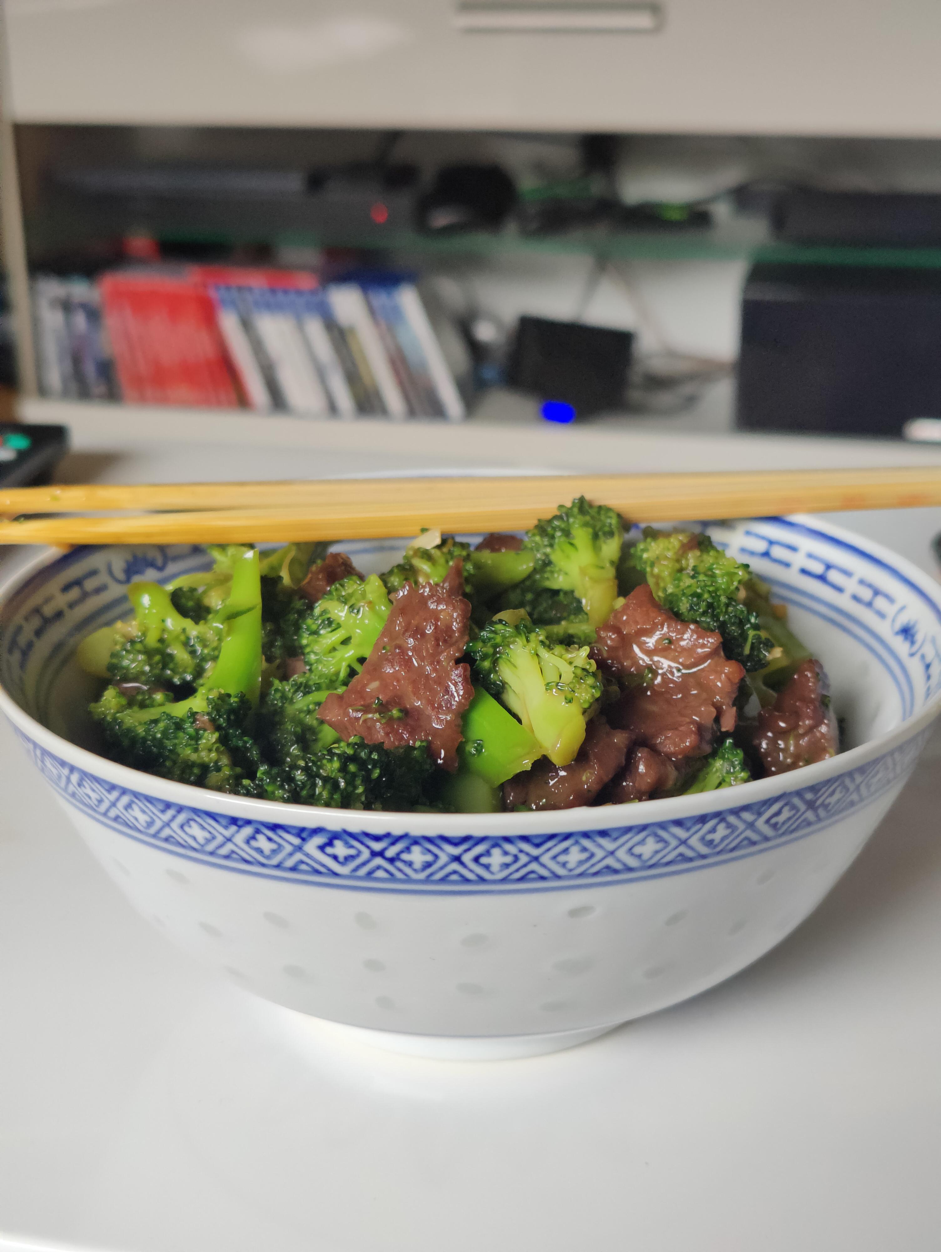 I made Kenji's Beef with Broccoli today after finding out Kenji exists yesterday! seriouseats