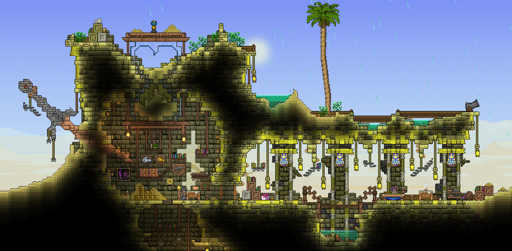 So, my dungeon was sat in the middle of a desert, so I only found it