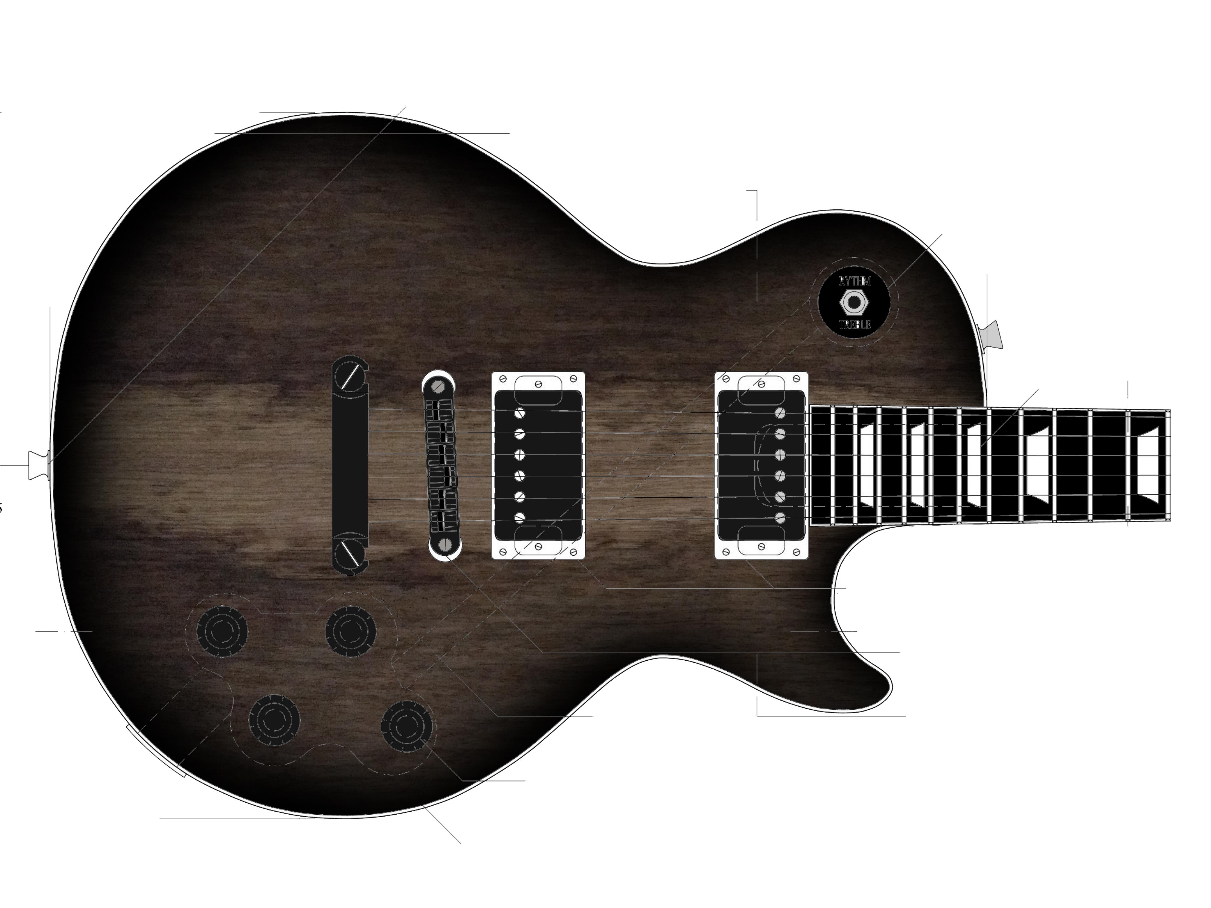 Planning on doing a black sunburst for the guitar I'm building, what