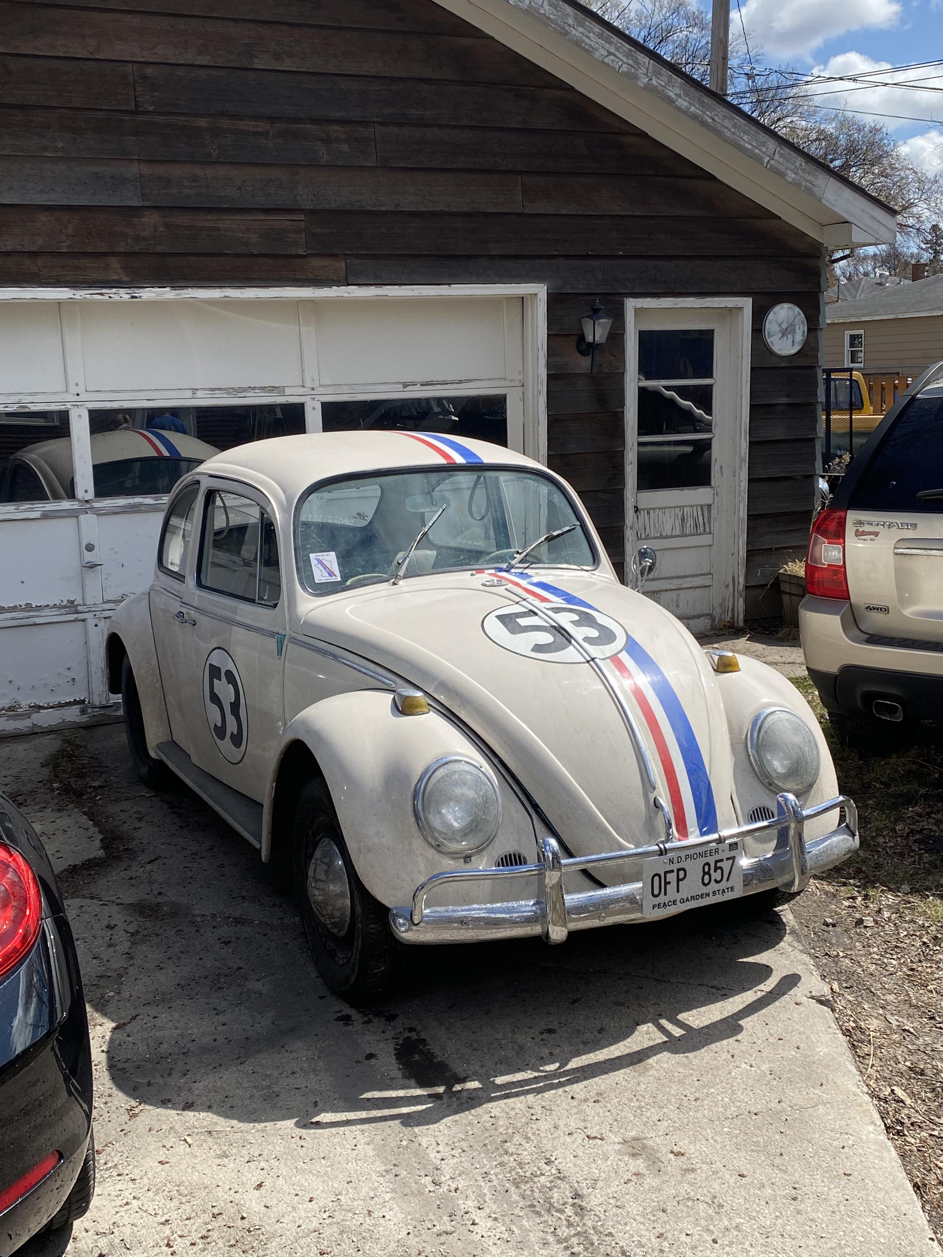 Here’s my 1965 Volkswagen Beetle Herbie replica. Let’s see what you’ve