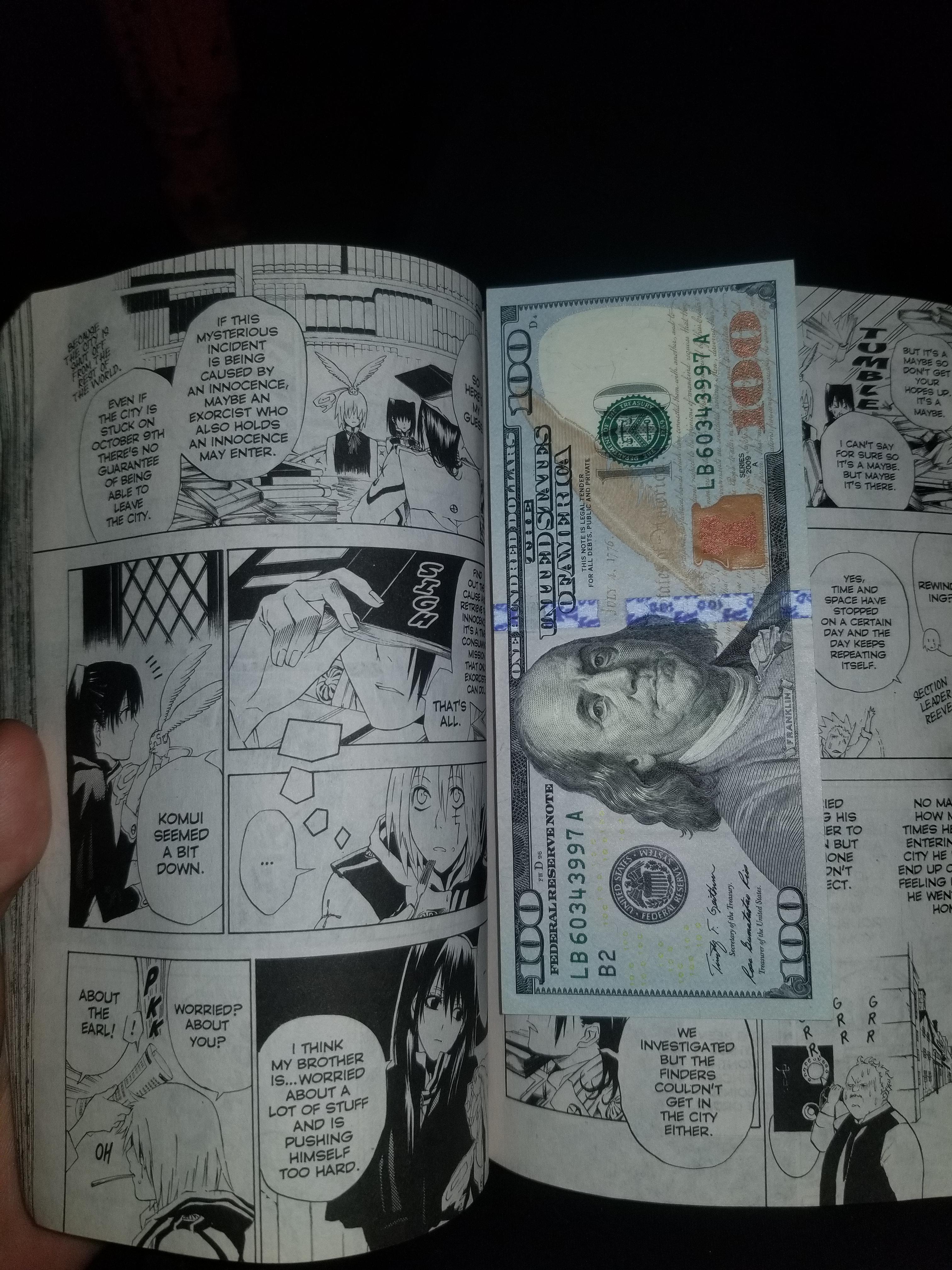Bought some used manga from an online thrift store. I noticed there was